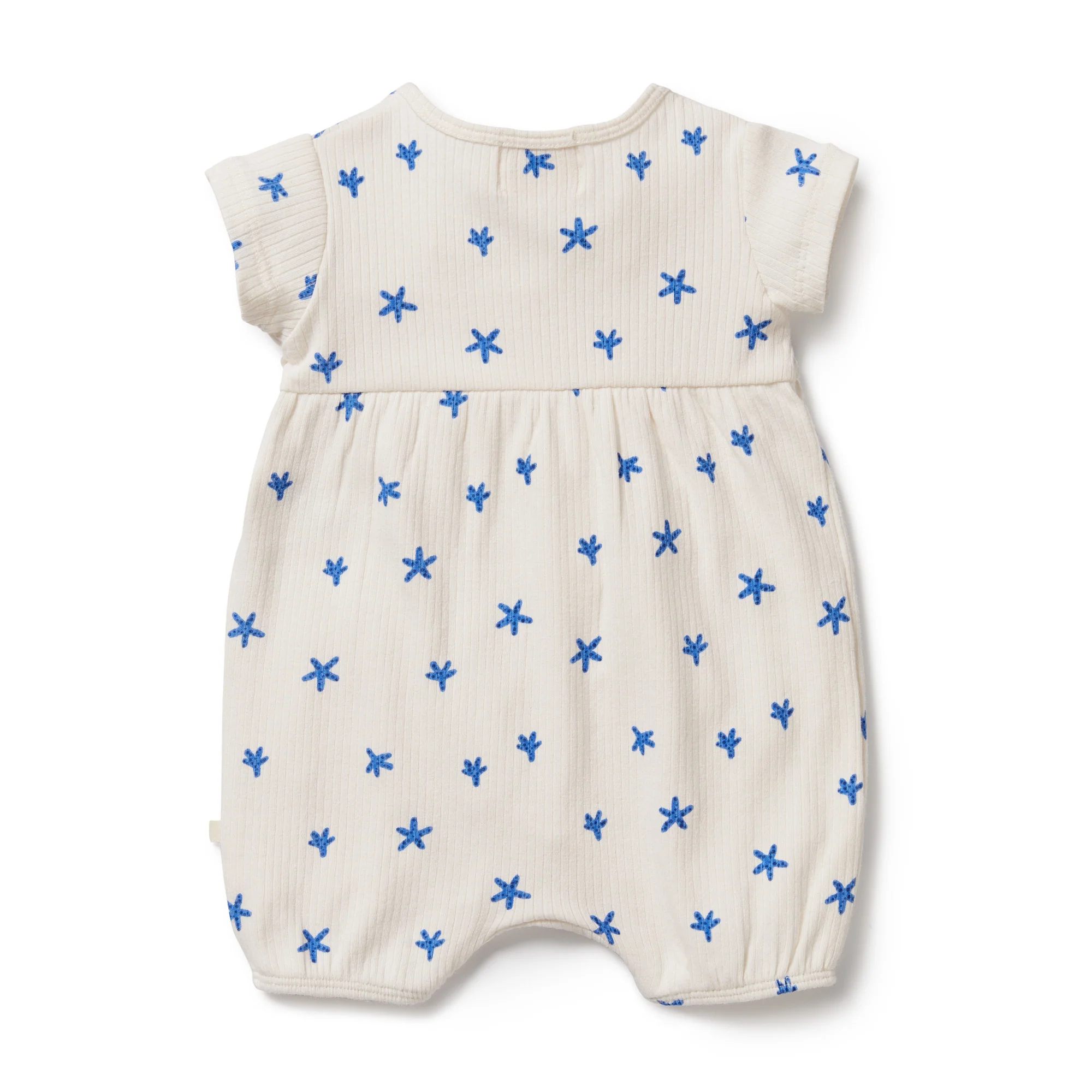 Little Starfish Organic Rib Playsuit - Image 4