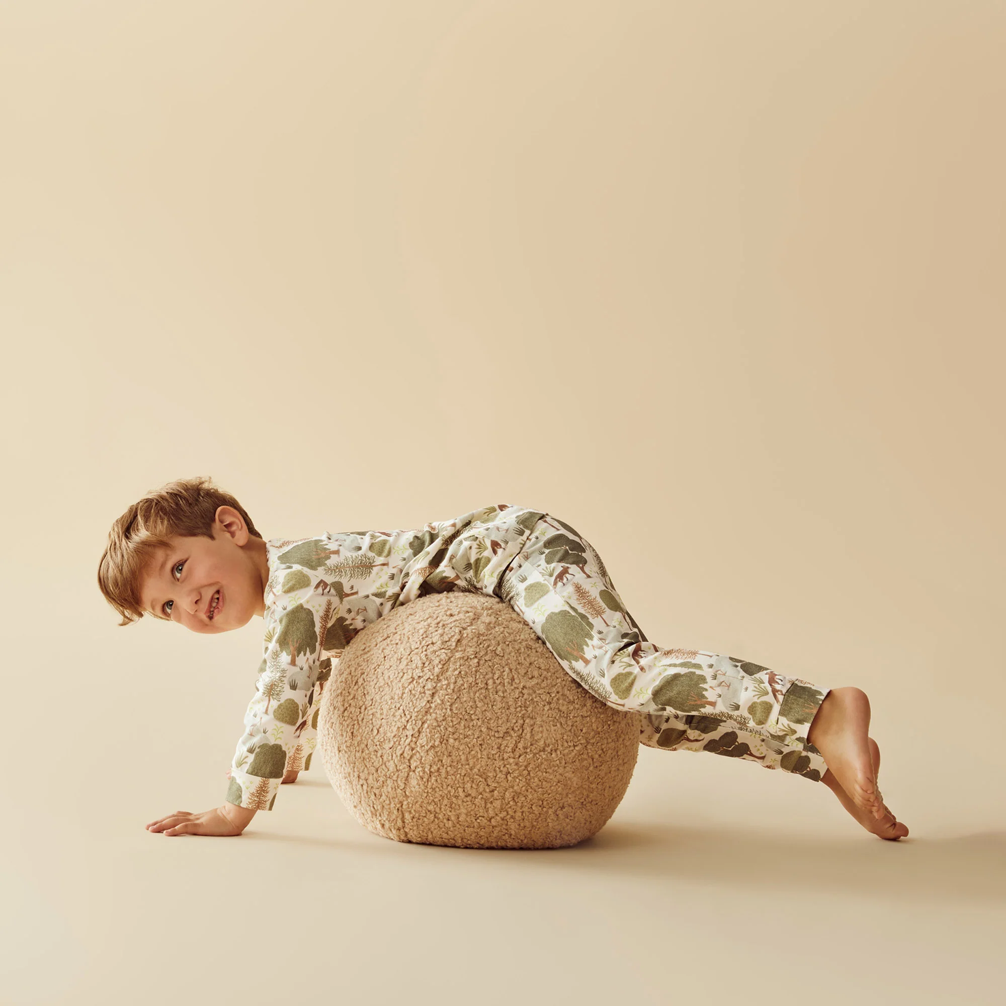 Wilson & Frenchy - Little Trees Organic Long Sleeved Pyjamas - Image 2