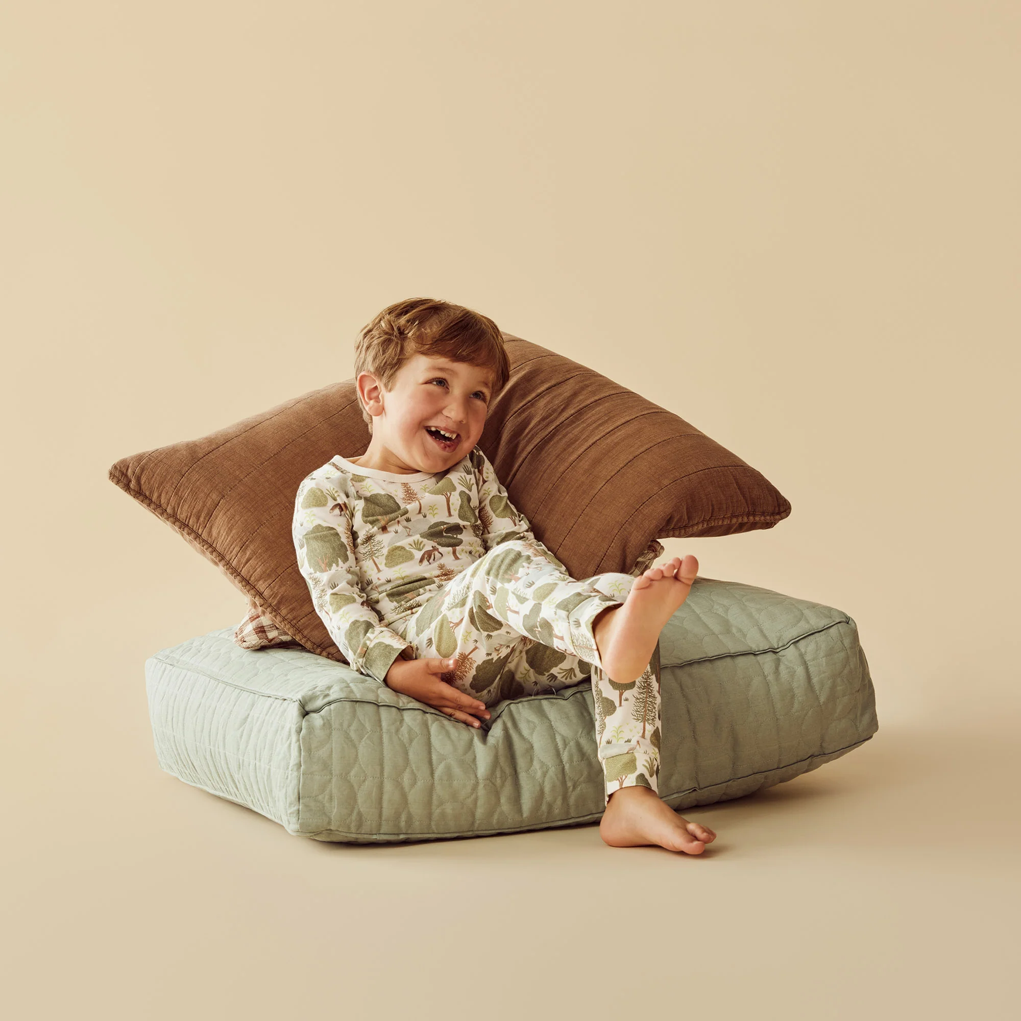 Wilson & Frenchy - Little Trees Organic Long Sleeved Pyjamas - Image 3