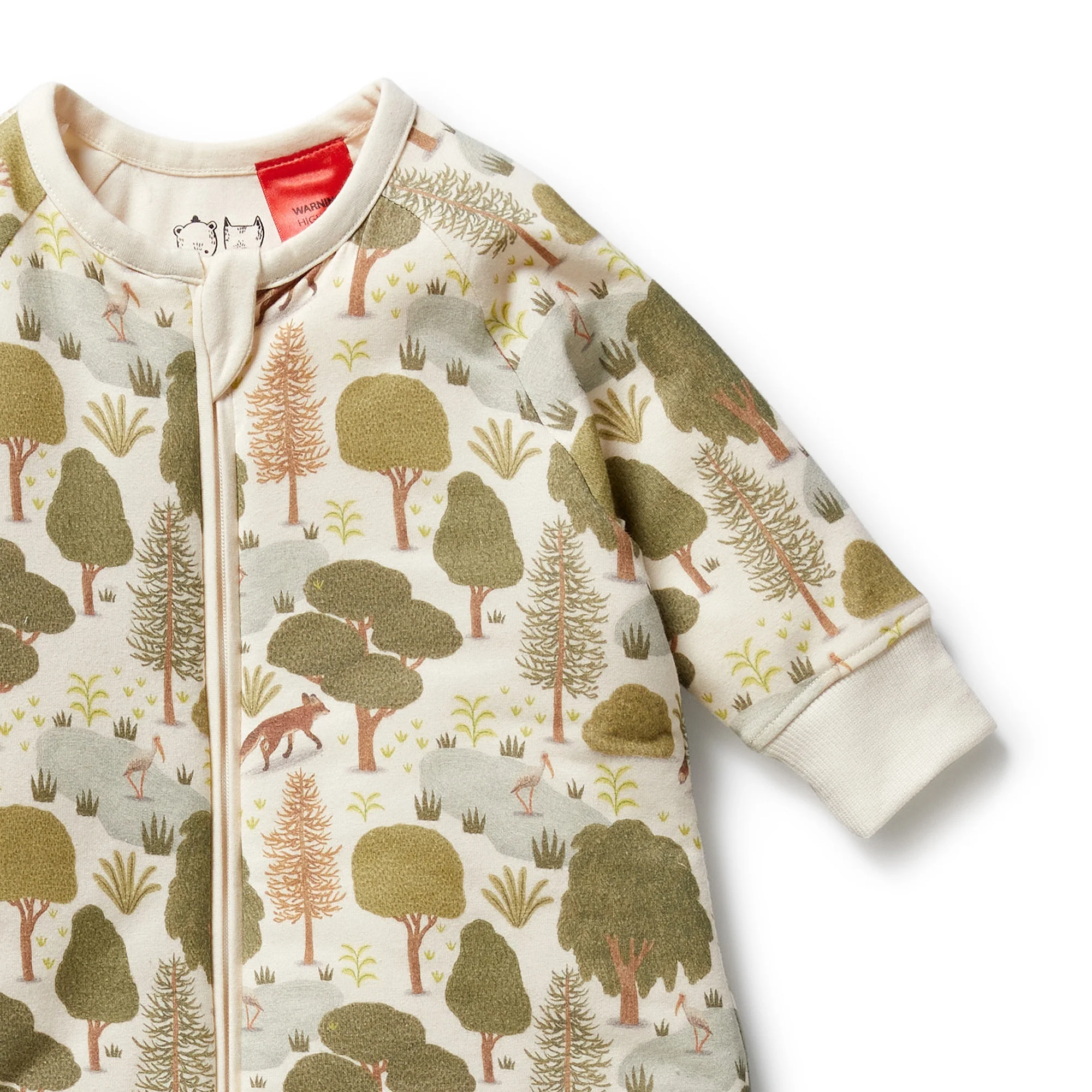 Little Trees Organic Long Sleeved Sleeping Bag 3.5 TOG - Image 2