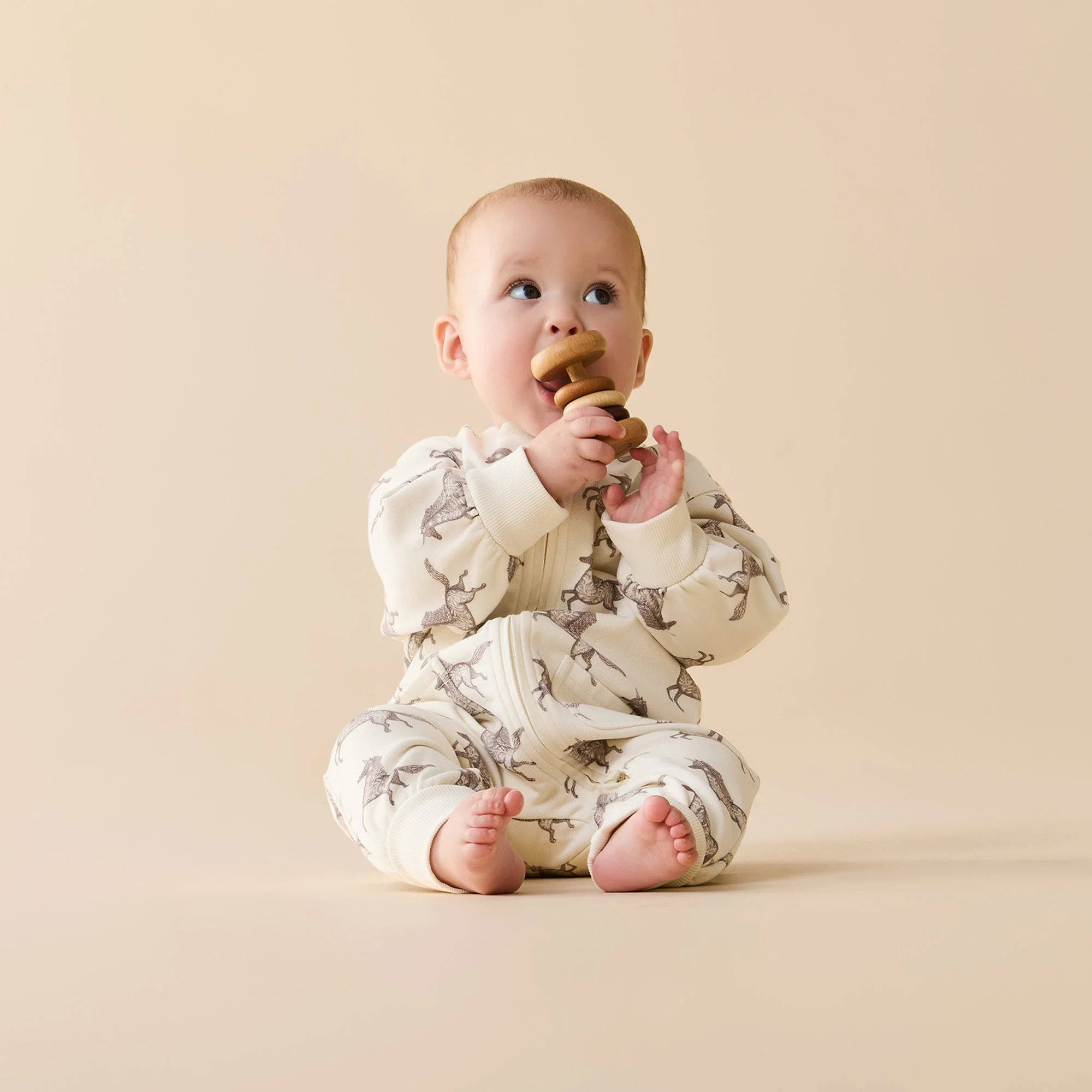 Little Unicorn Organic Terry Growsuit - Image 3