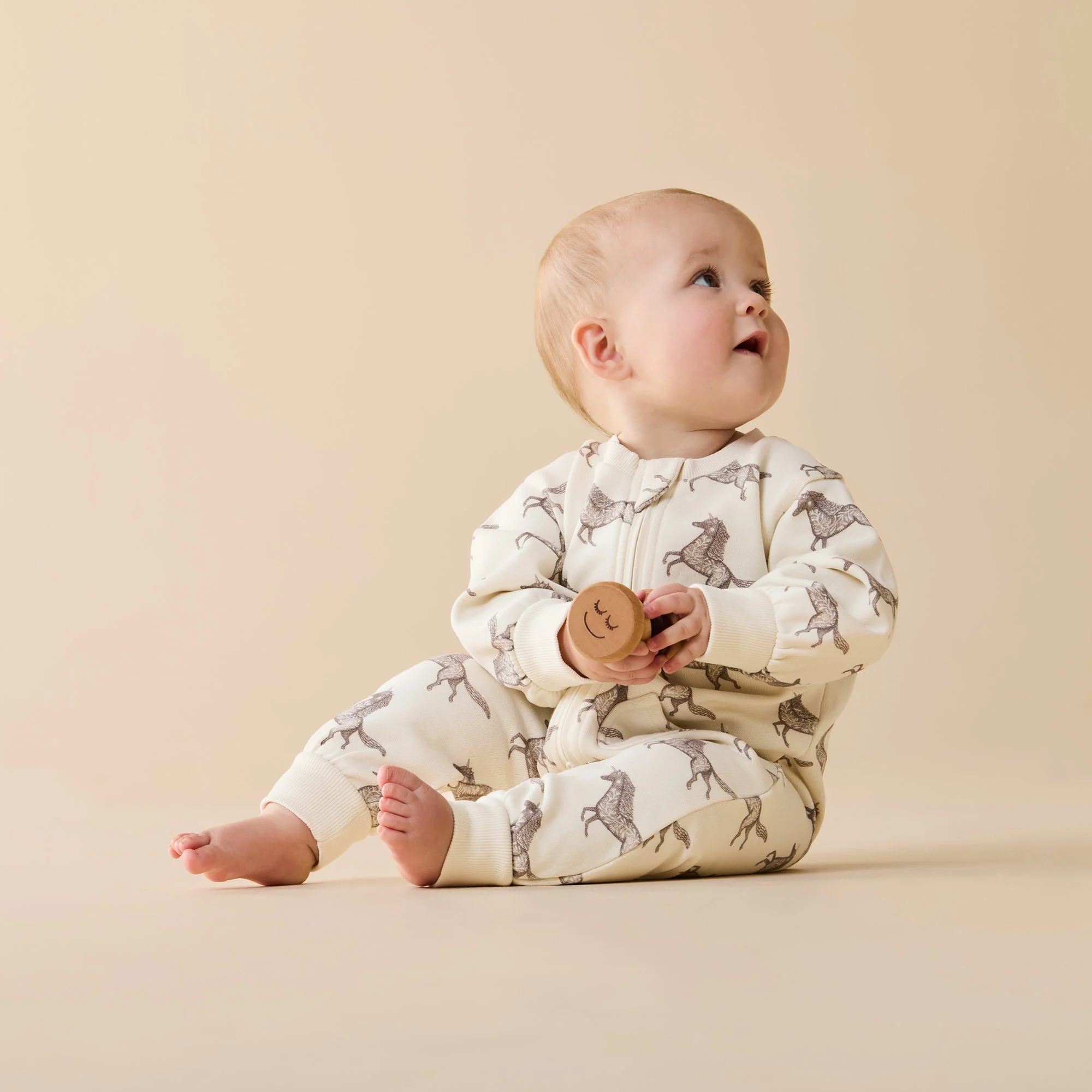 Little Unicorn Organic Terry Growsuit - Image 4