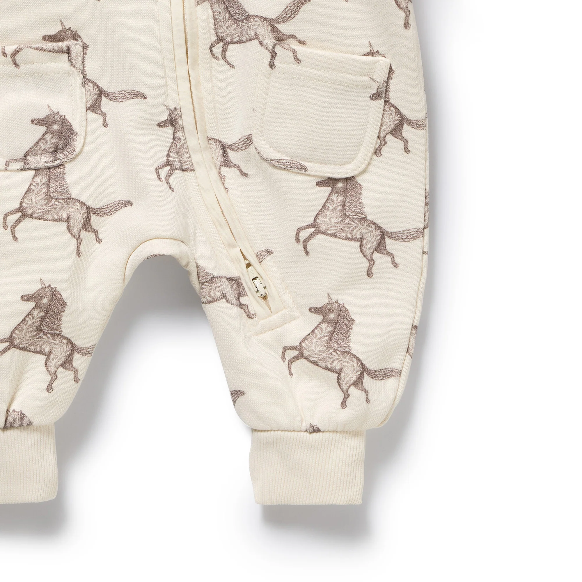 Little Unicorn Organic Terry Growsuit - Image 5