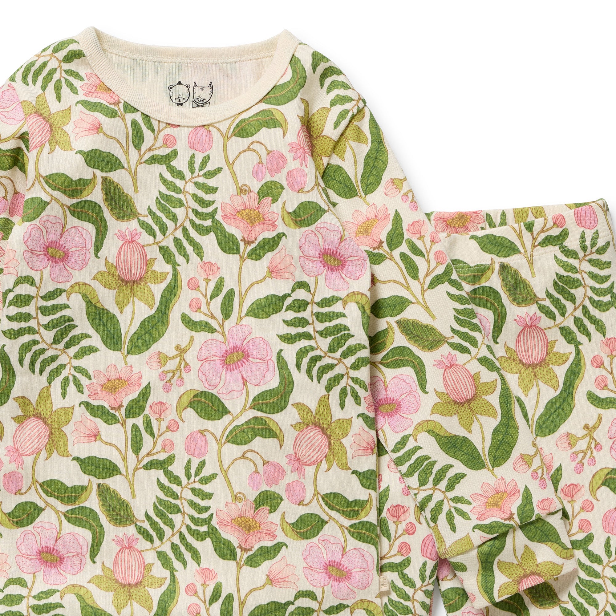 Ma Fleur Organic Long Sleeved Pyjamas - Image 2