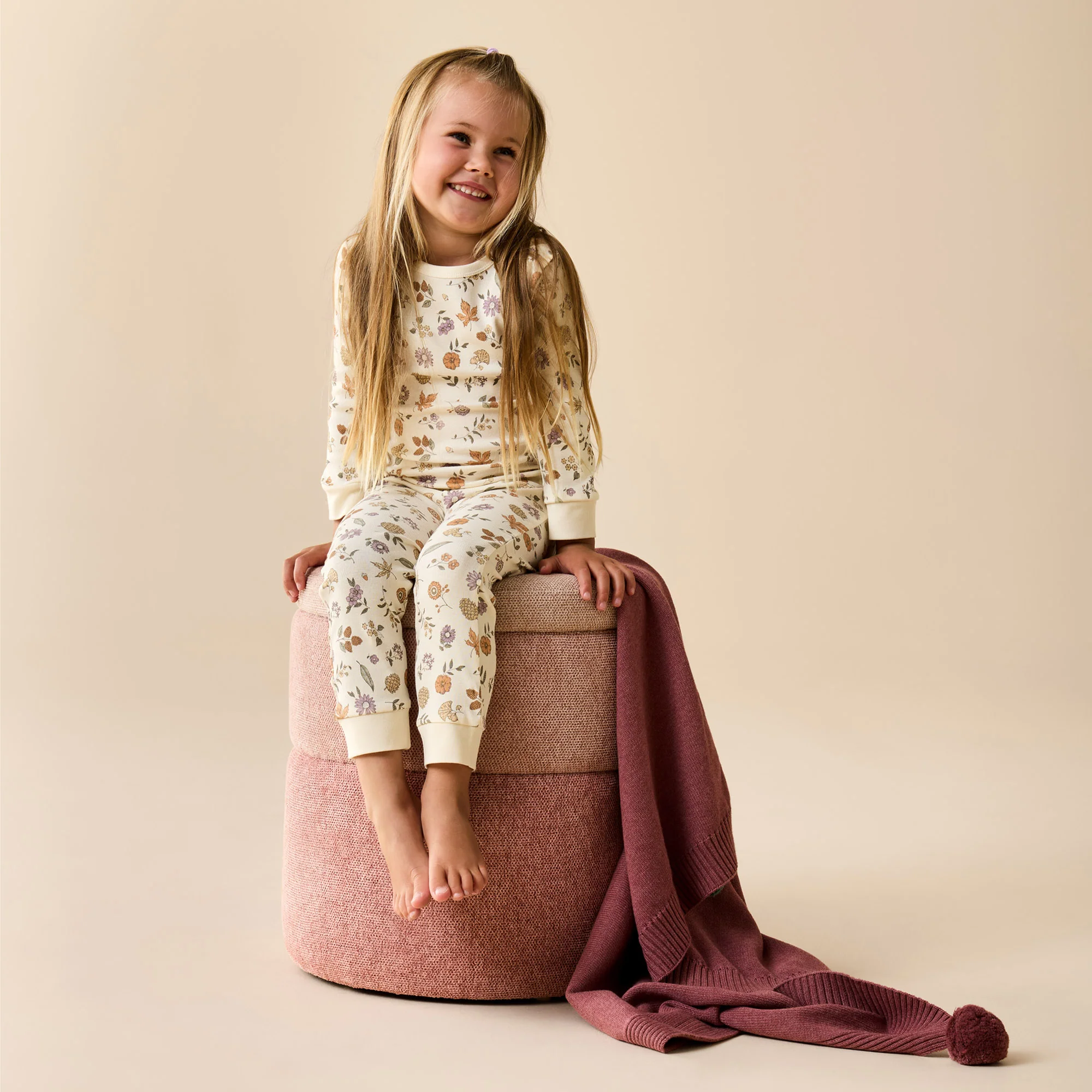 Maple Glow Organic Long Sleeved Pyjamas - Image 2