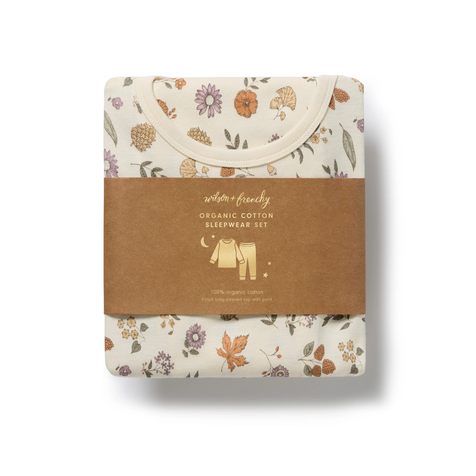 Maple Glow Organic Long Sleeved Pyjamas - Image 5