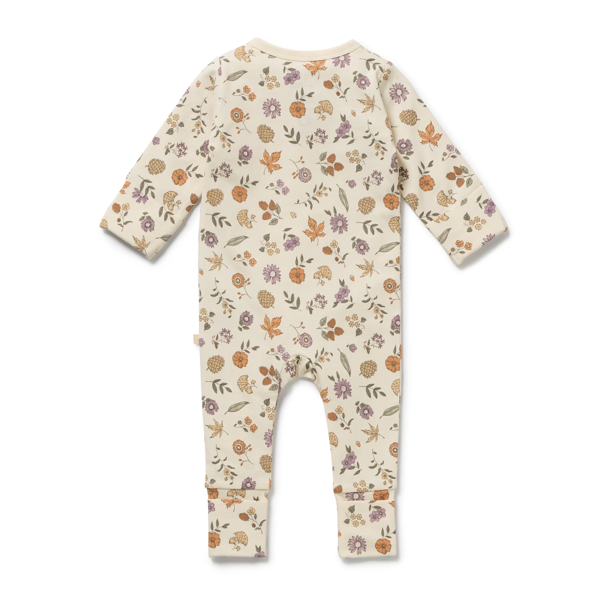 Maple Glow Organic Zipsuit with Feet - Image 6
