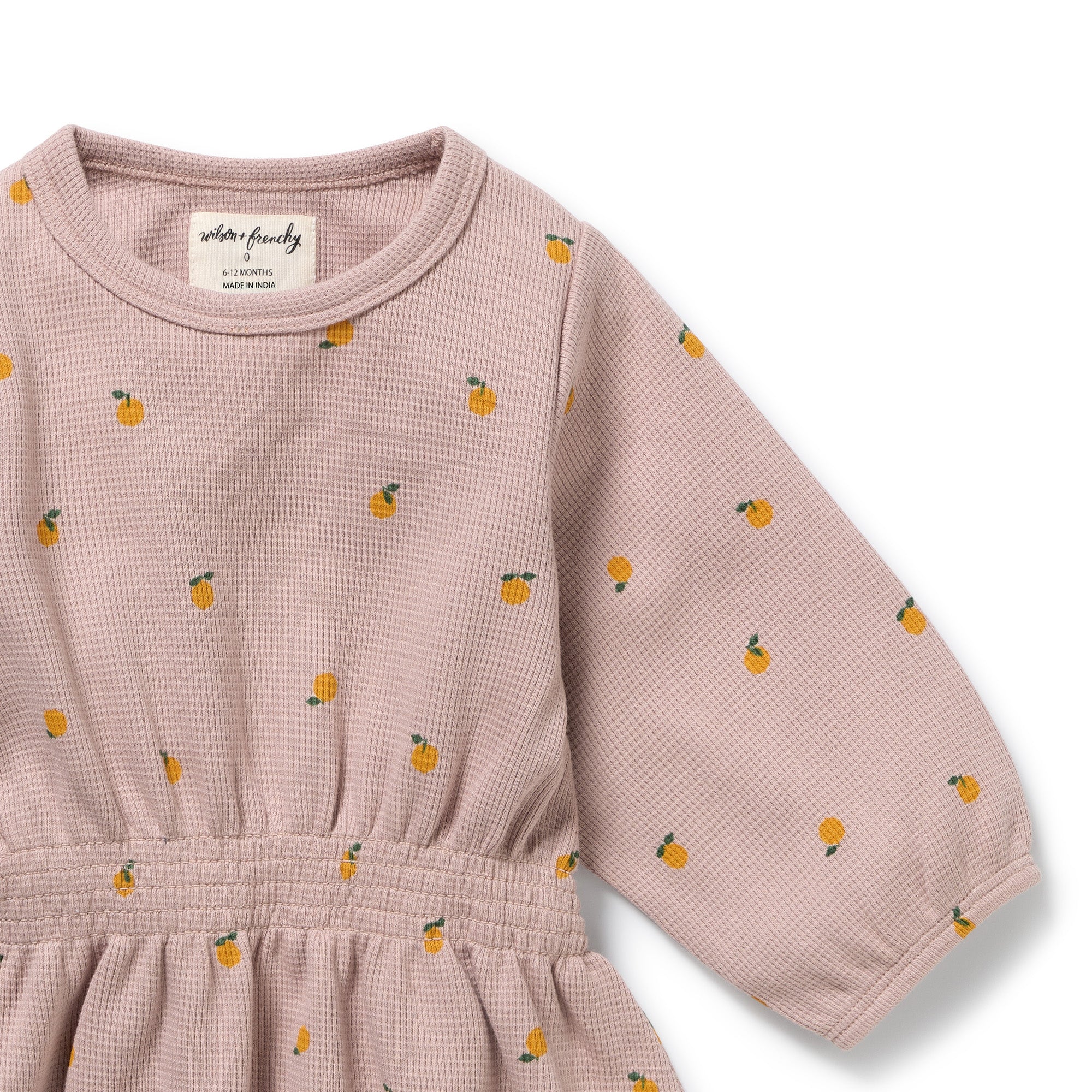 Mini Mando Organic Waffle Dress - Image 4
