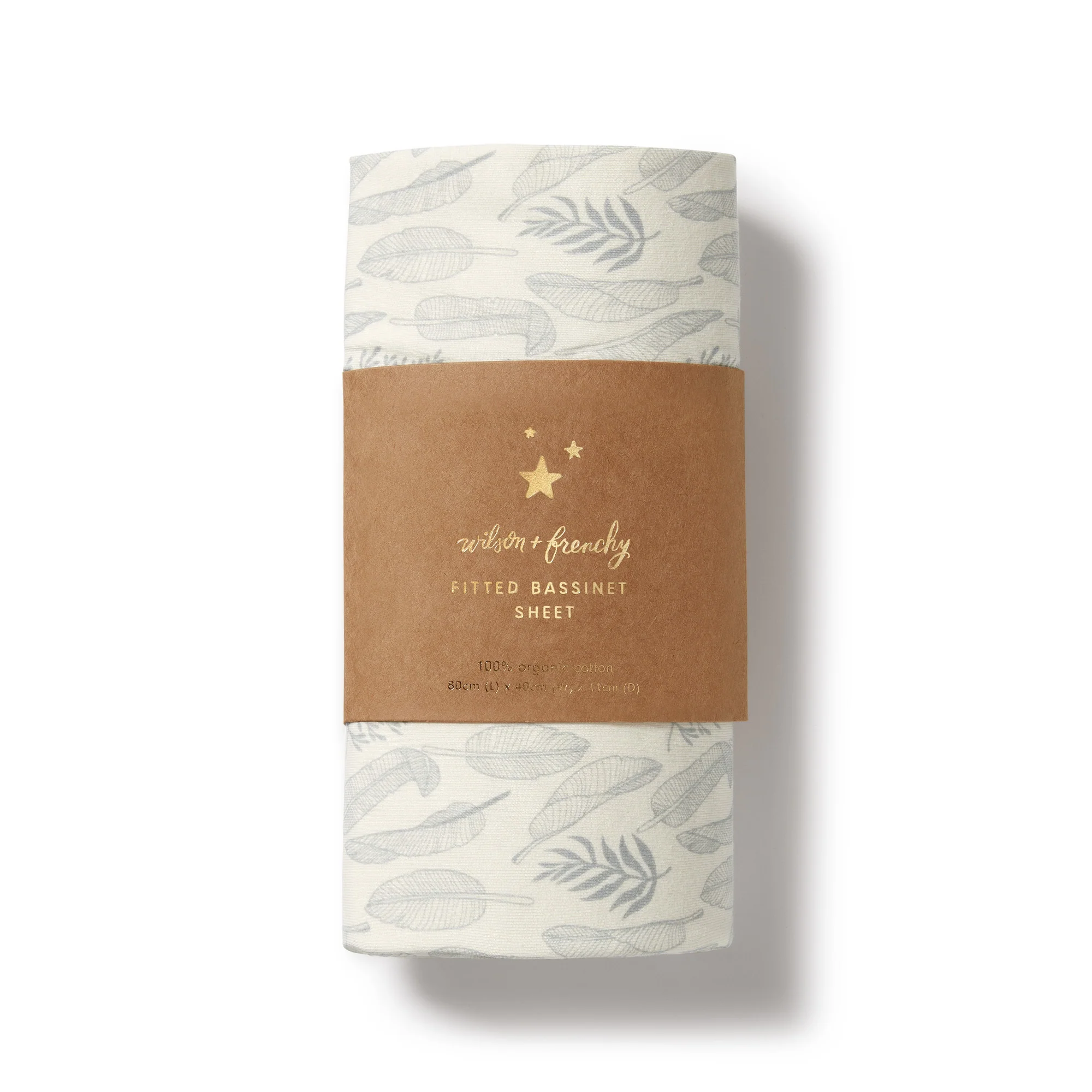 Wilson and Frenchy New Leaf Organic Bassinet Sheet - Image 2