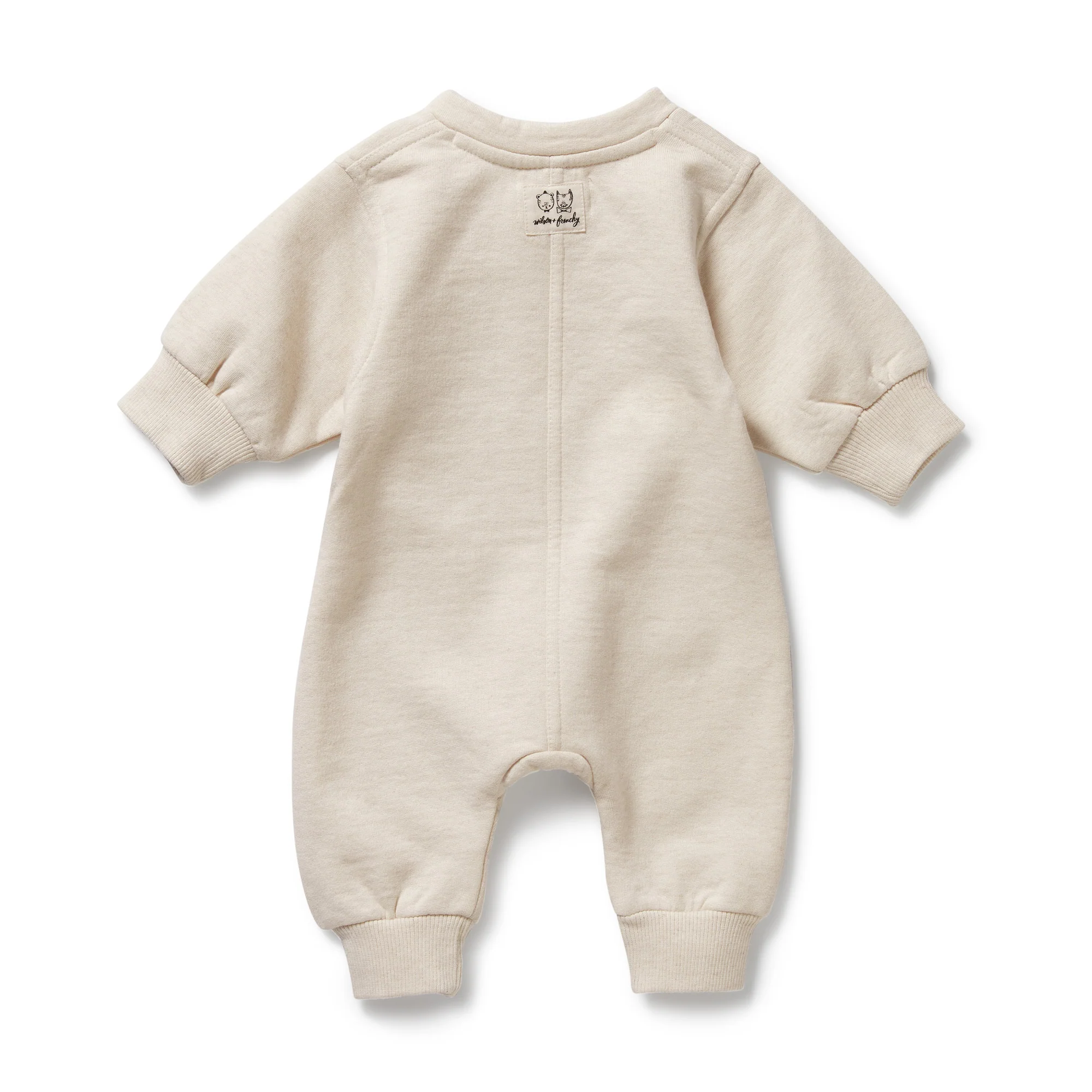 Organic Terry Growsuit - Oatmeal - Image 4
