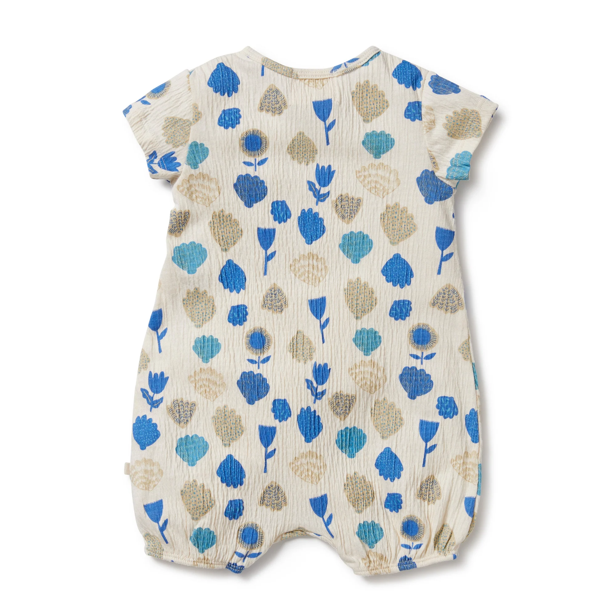 Ocean Breeze Crinkle Henley Playsuit - Image 5