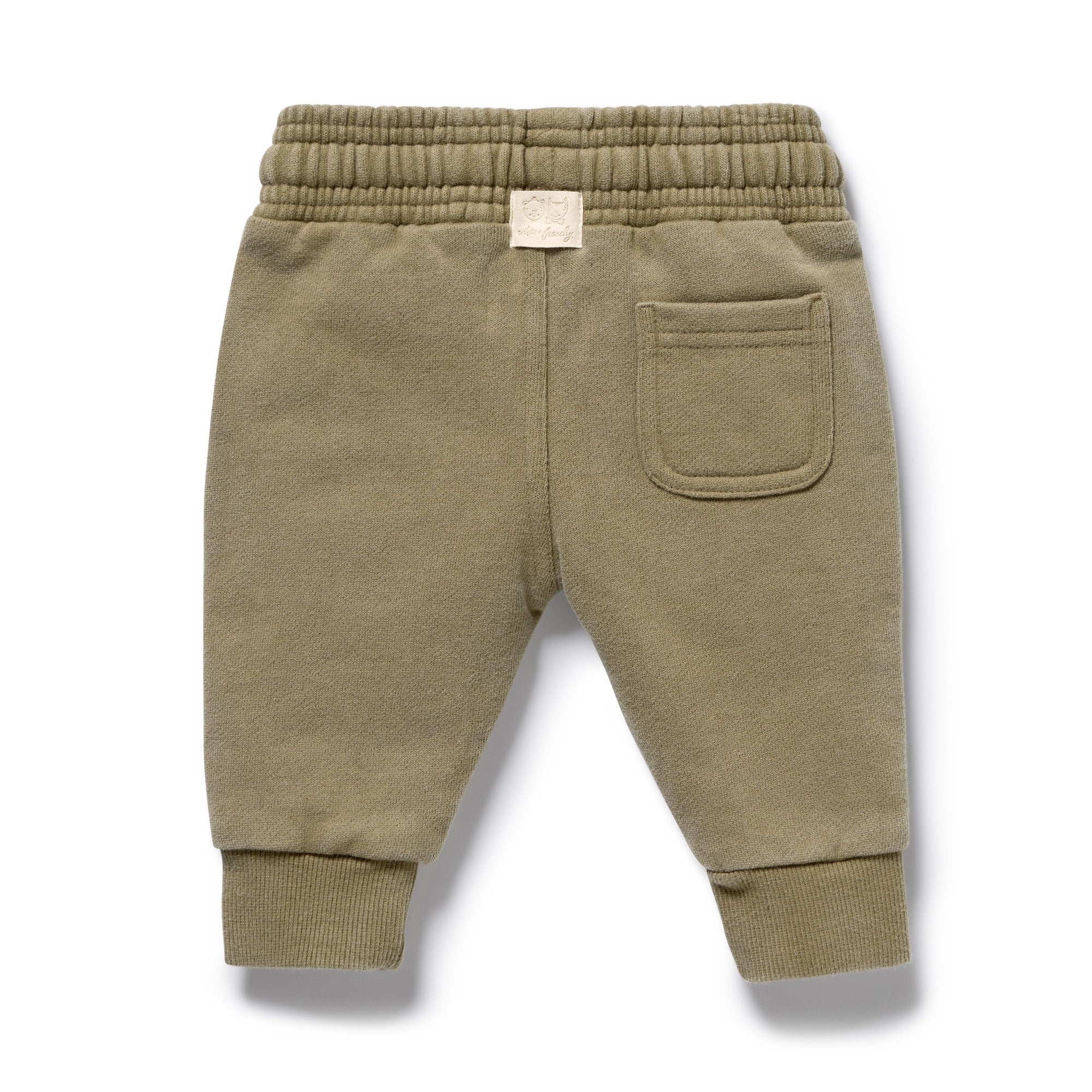 Olive Organic Terry Sweat Pant - Image 7