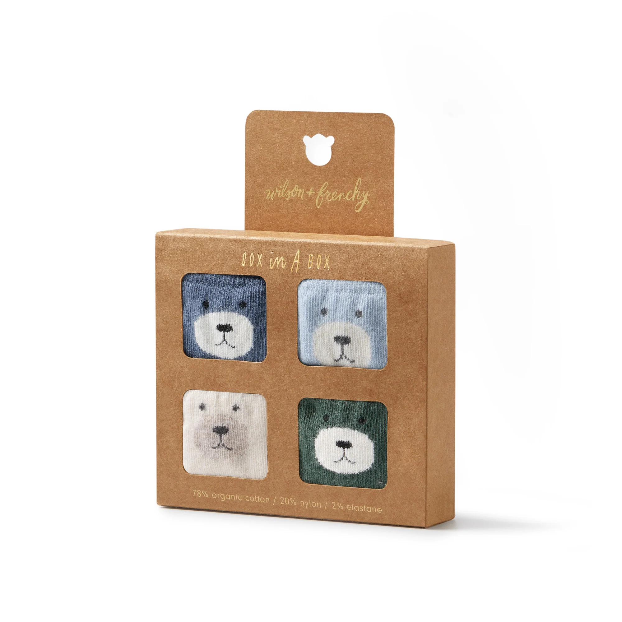 Boys Organic 4 Pack Baby Socks - Image 6