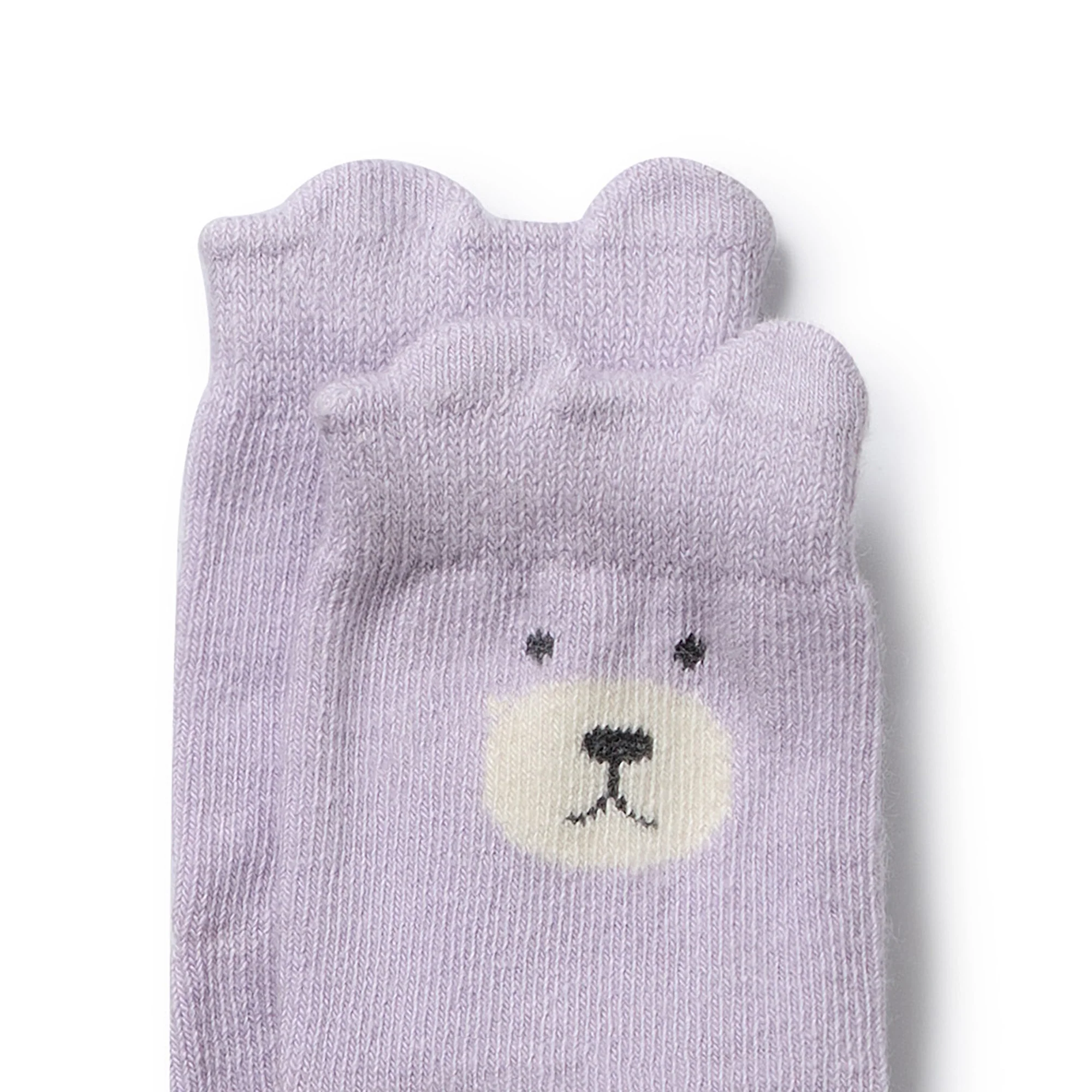 Girls Organic 4 Pack Baby Socks - Image 5