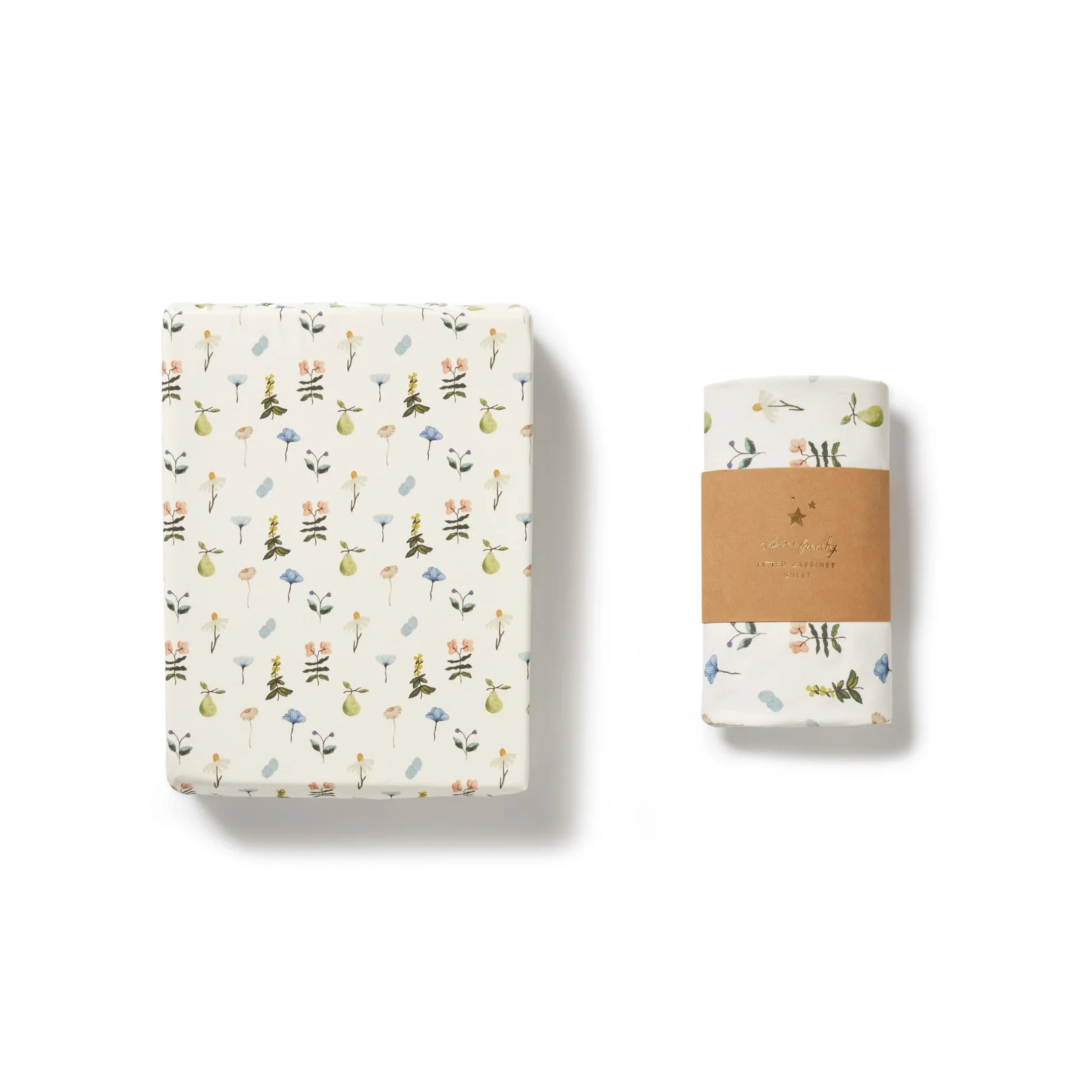 Organic Bassinet Sheet - Petit Garden - Image 3