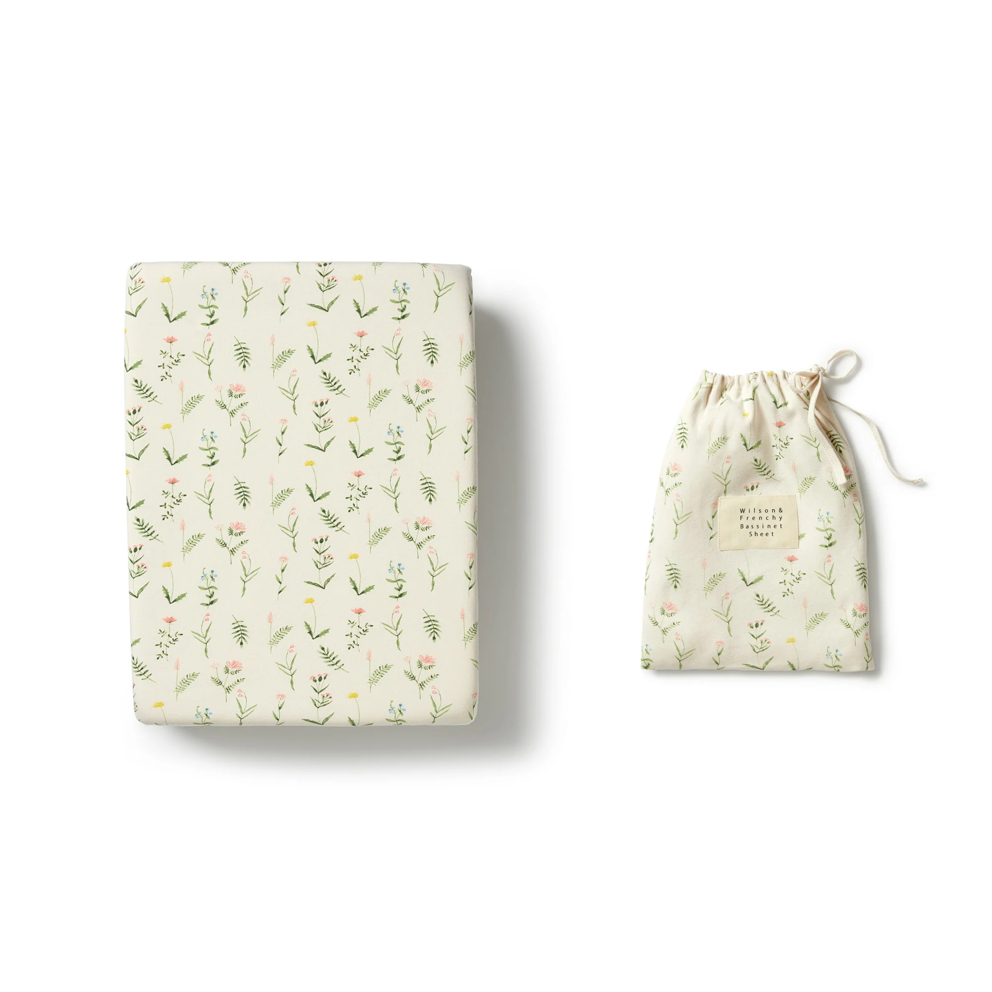 Organic Bassinet Sheet - Wild Flower - Image 4