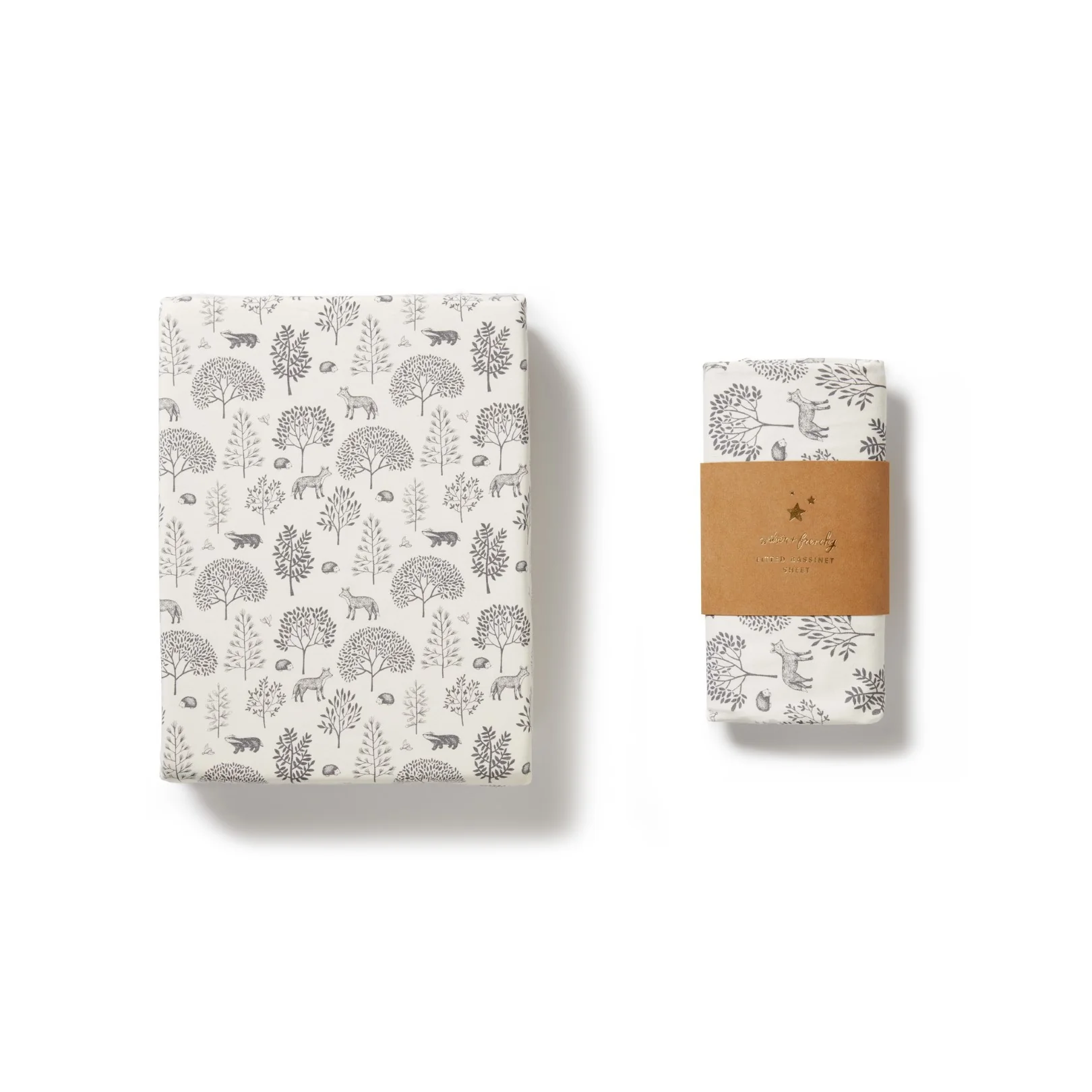 Organic Bassinet Sheet - Woodland - Image 3