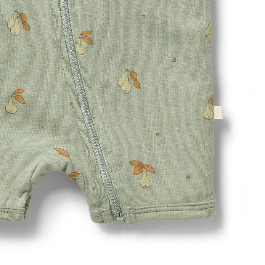 Organic Boyleg Zipsuit - Perfect Pears - Image 5