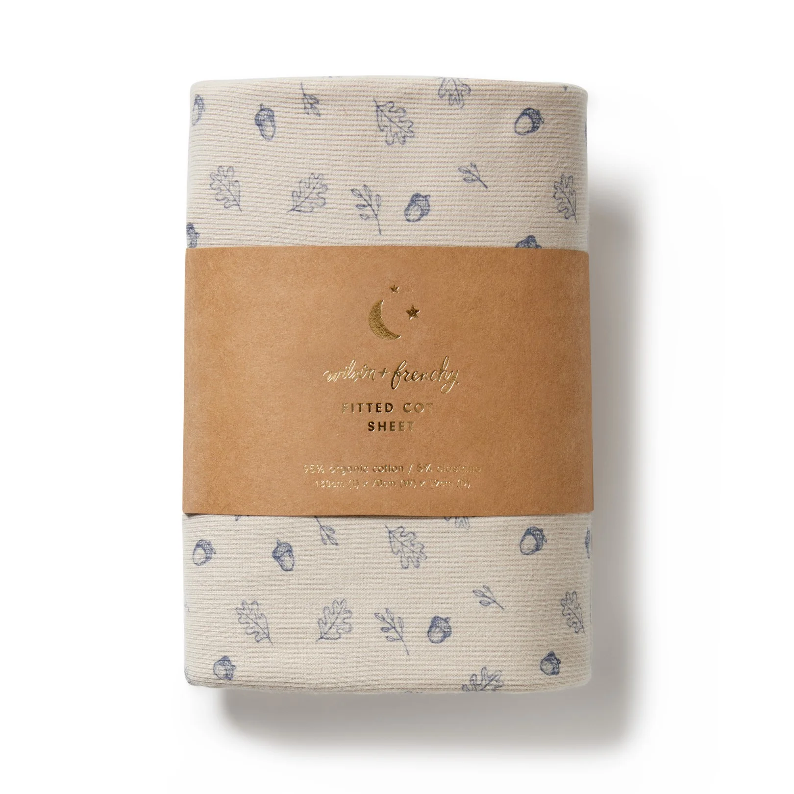 Organic Cot Sheet - Falling Oak - Image 4