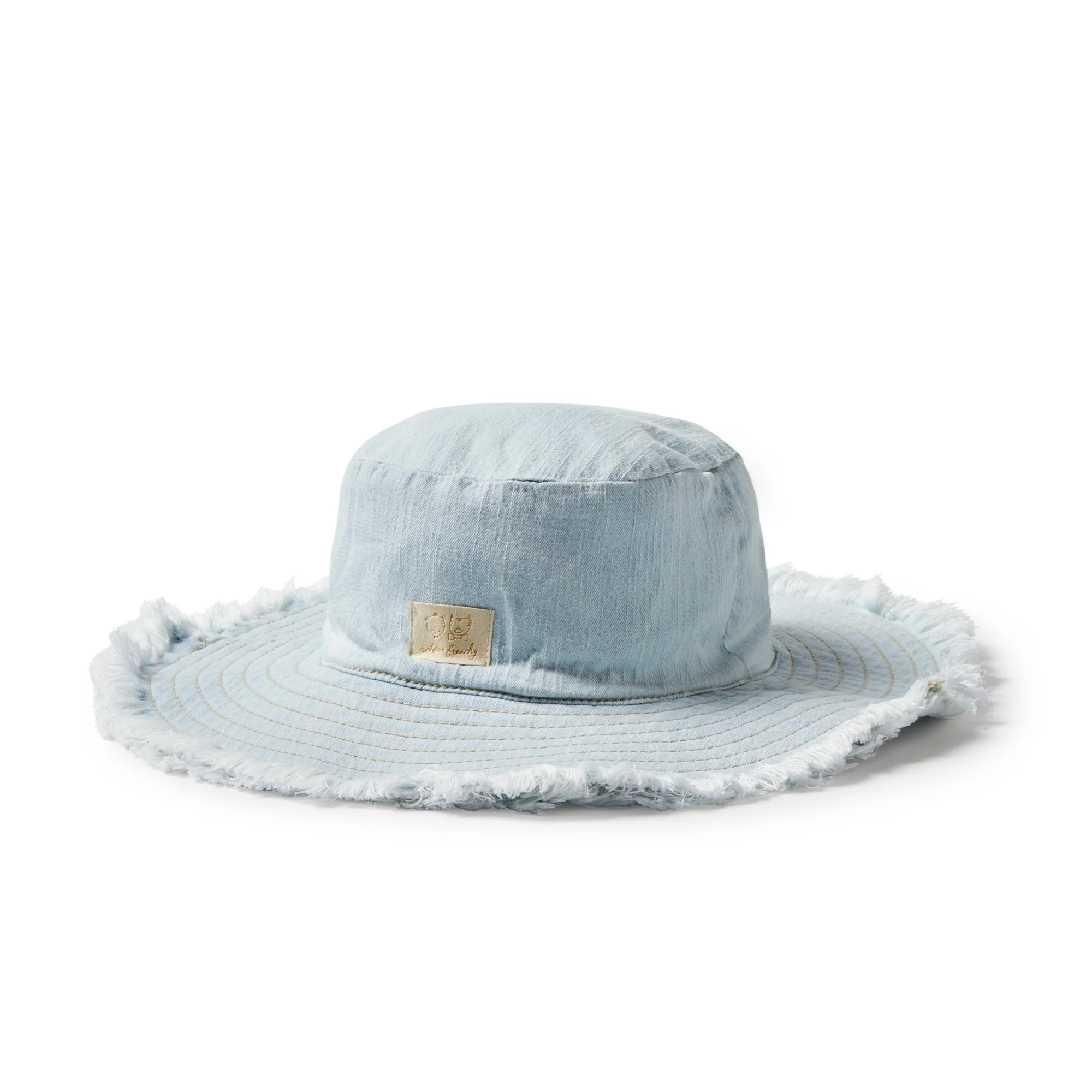 Organic Sun Hat - Denim - Image 3