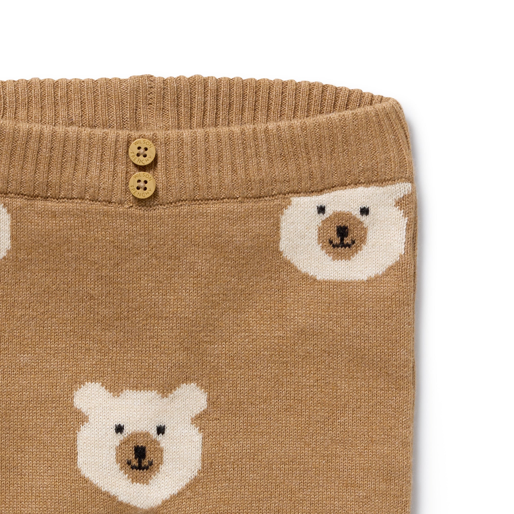 Beary Cute Organic Knitted Jacquard Legging - Image 4