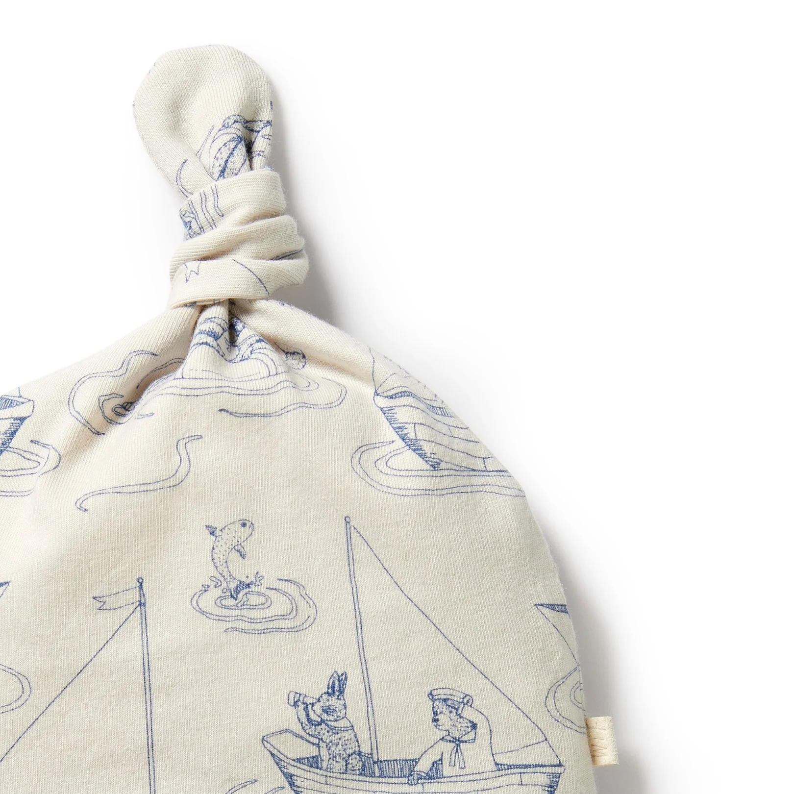 Organic Knot Hat - Sail Away - Image 2