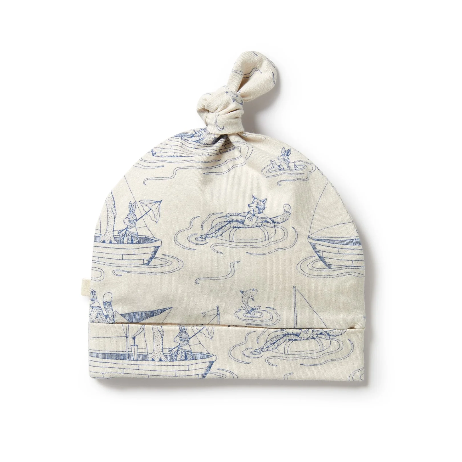 Organic Knot Hat - Sail Away - Image 3