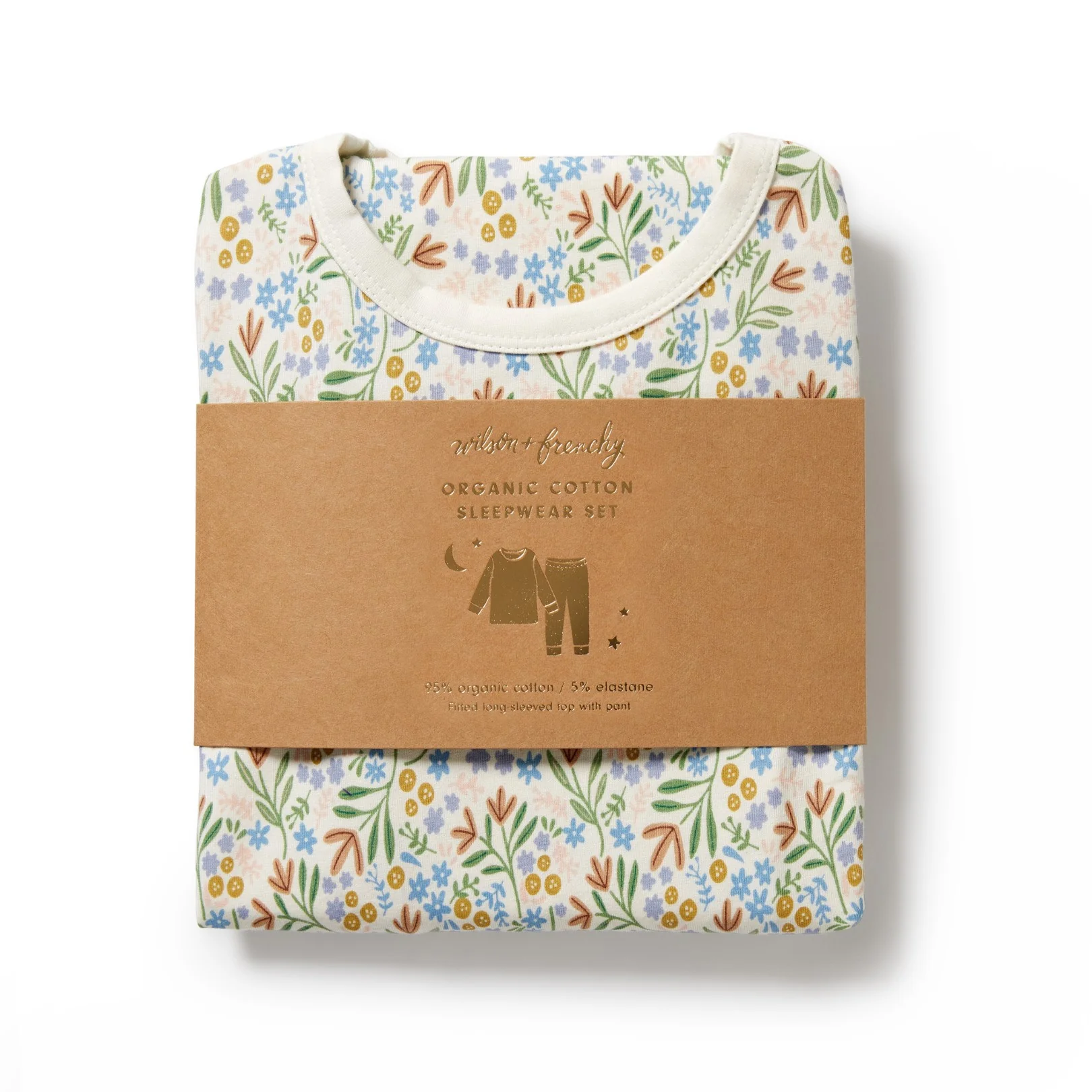Organic Long Sleeved Pyjamas - Tinker Floral - Image 3