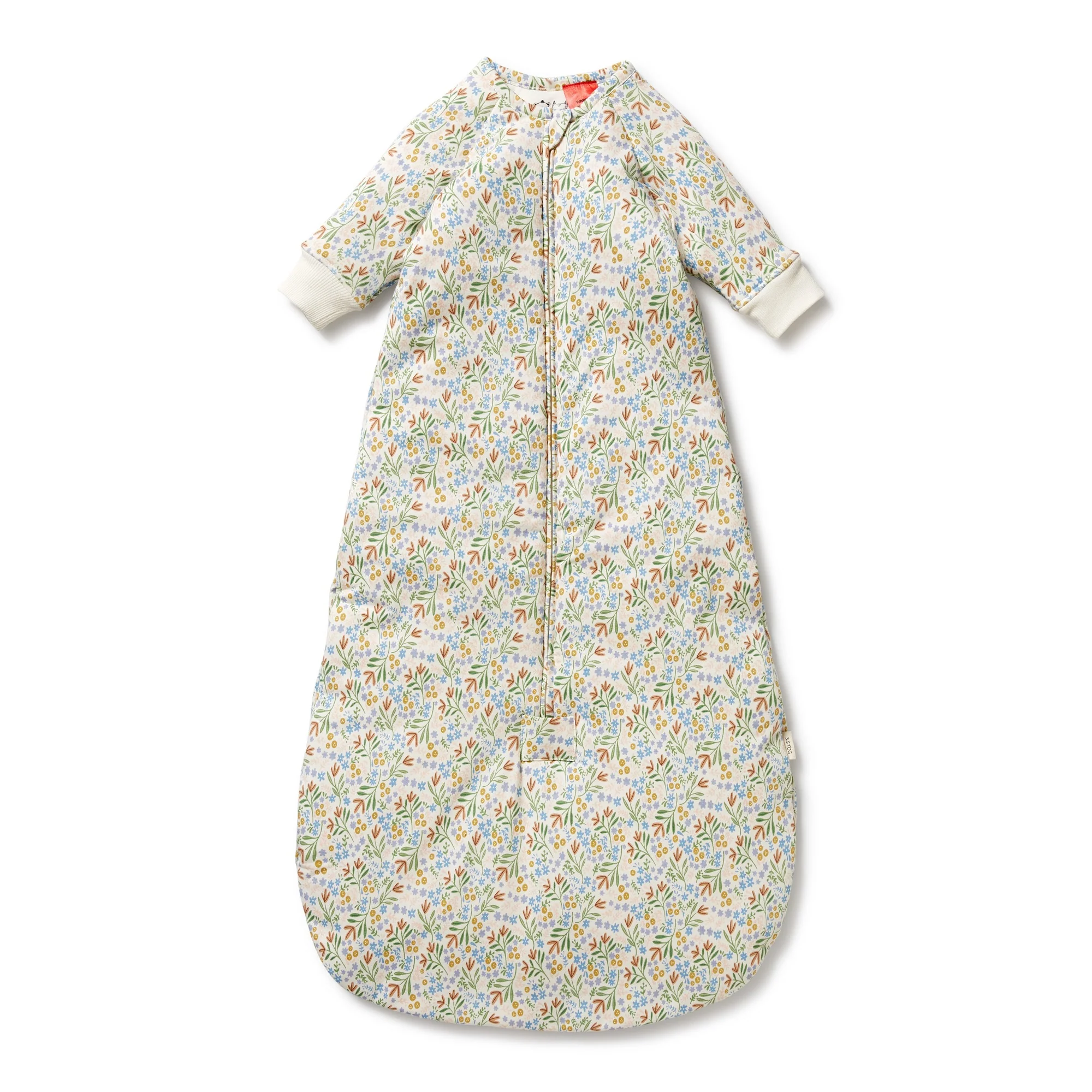 Organic Long Sleeved Sleeping Bag - Tinker Floral