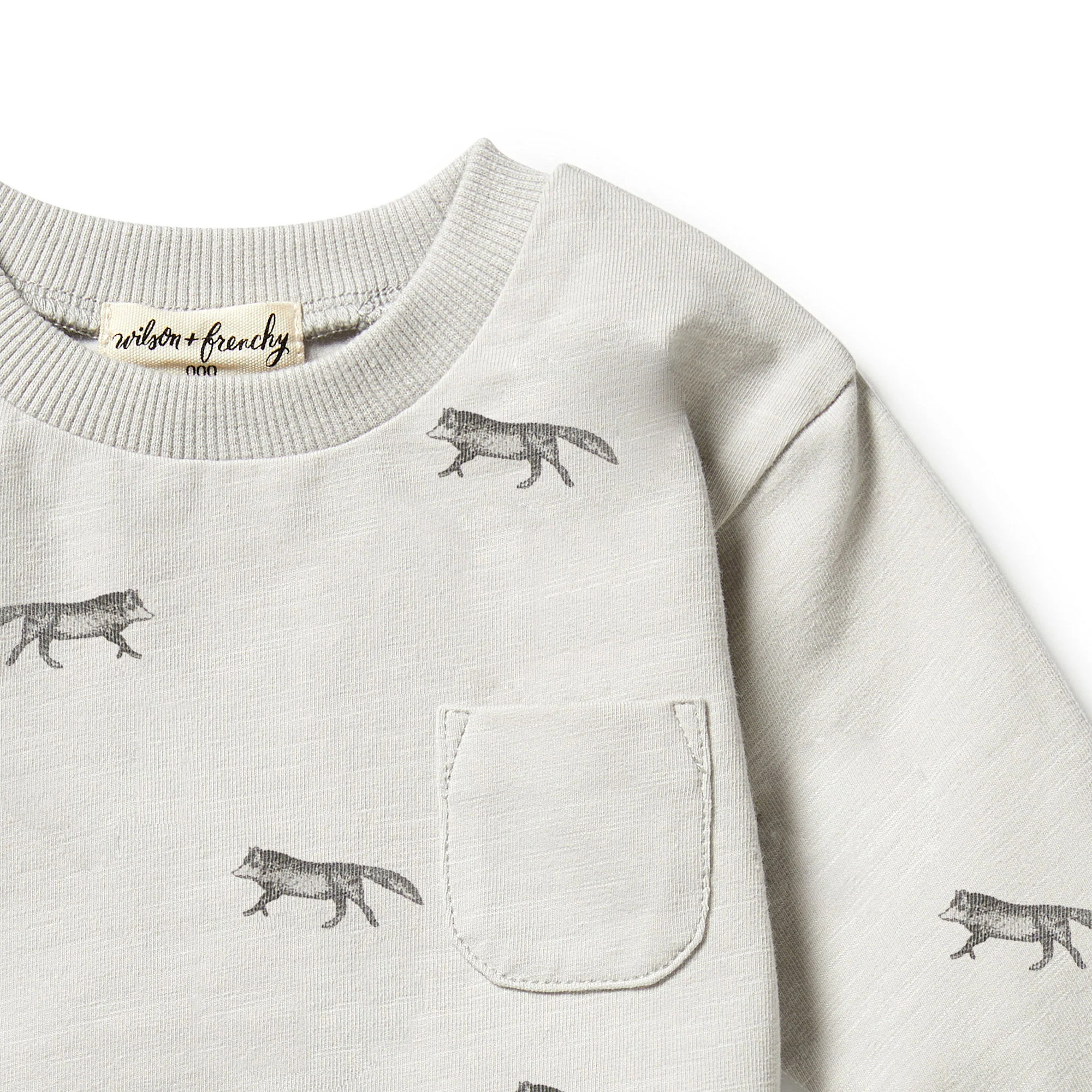 Organic Pocket Top - Mr Wolf - Image 3
