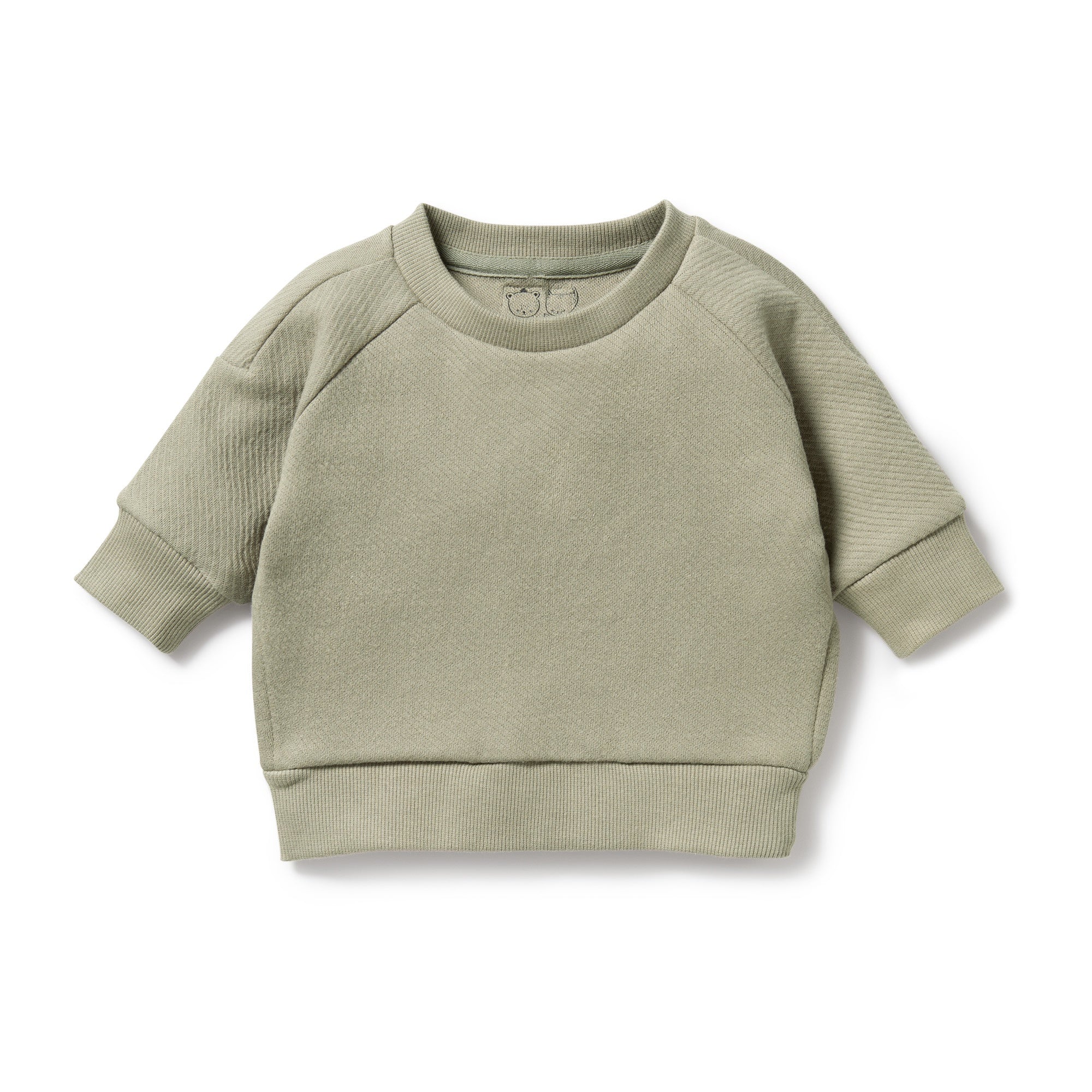 Organic Quilted Sweat - Oak