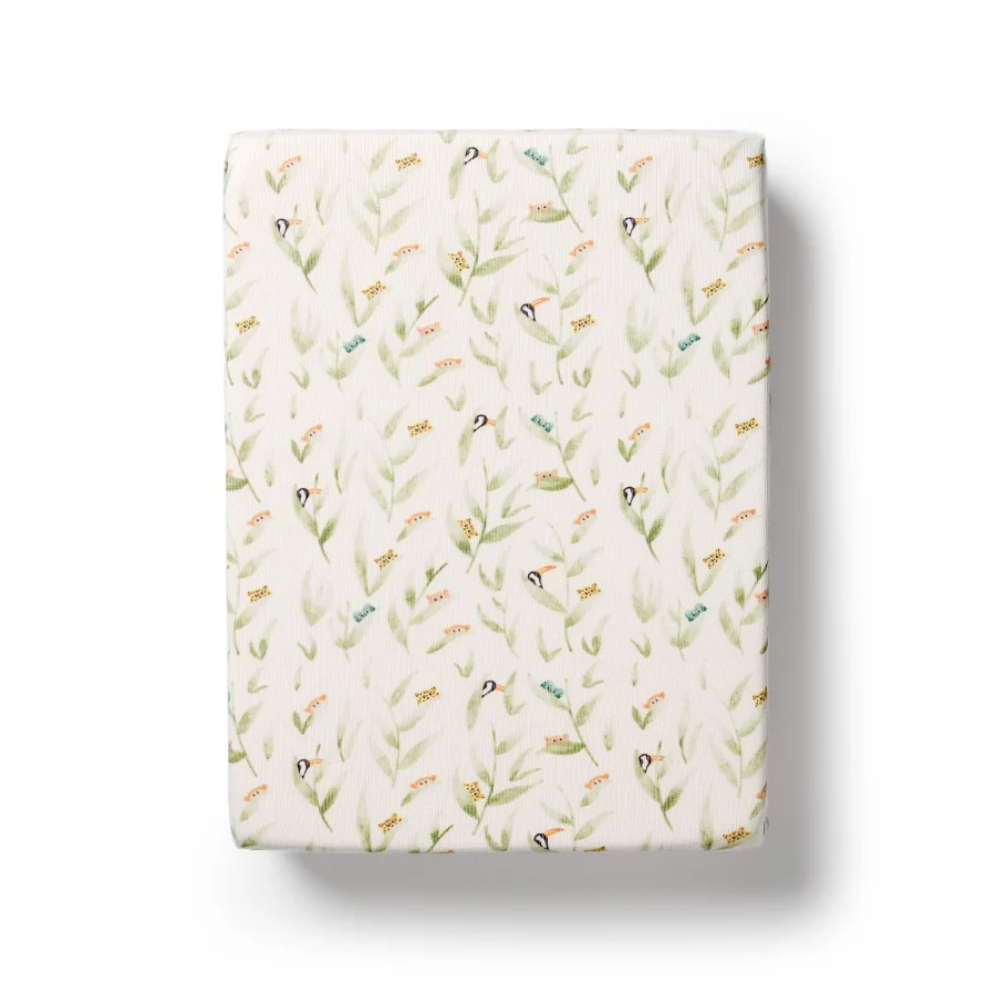 Organic Rib Bassinet Sheet - Peek-a-Boo