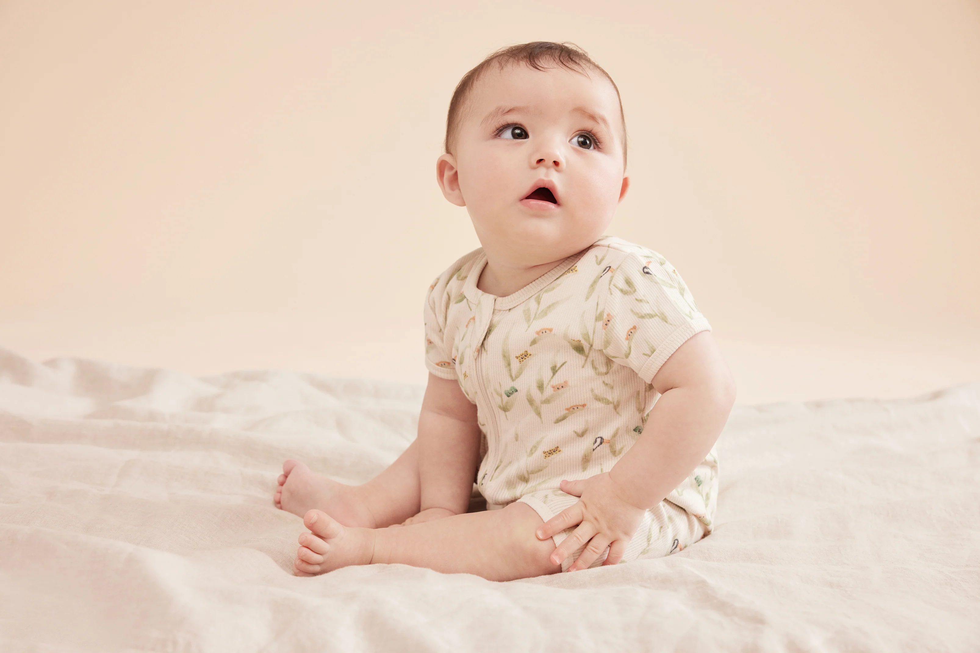 Organic Rib Boyleg Zipsuit - Peek-a-Boo - Image 2