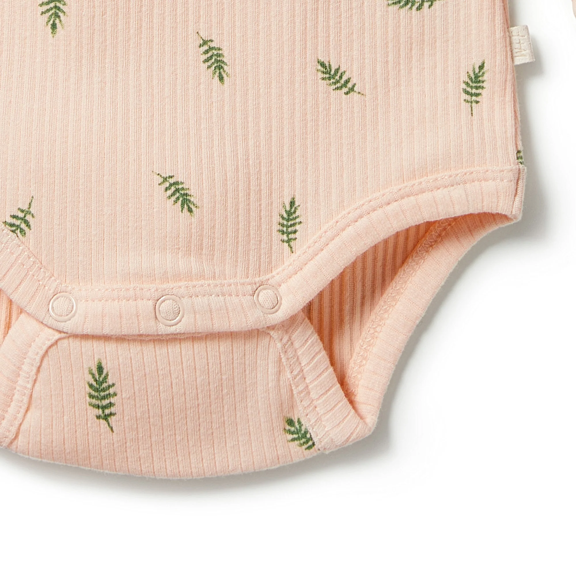 Organic Rib Envelope Bodysuit - Falling Leaf - Image 4