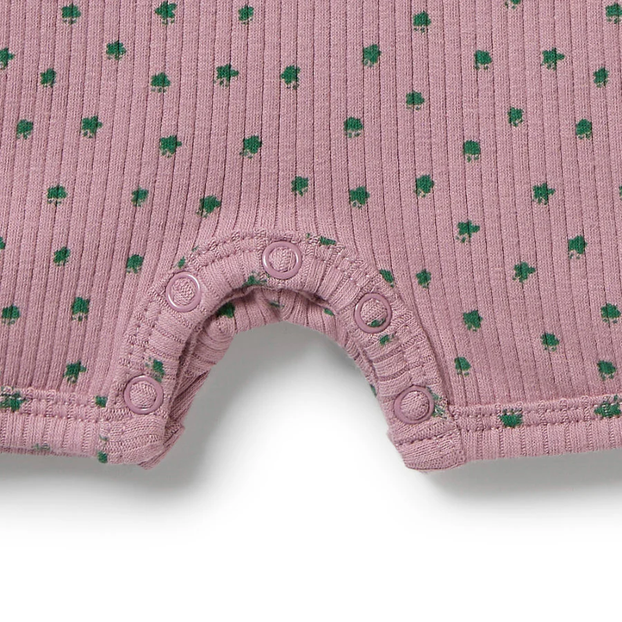 Organic Rib Growsuit - Little Clover - Image 6