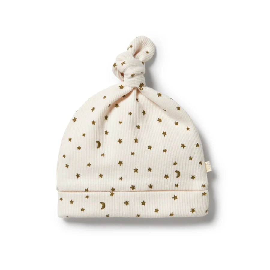Organic Rib Knot Hat - Chasing the Moon