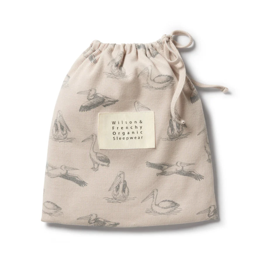 Organic Rib Short Sleeve Pyjamas - Little Pelican - Image 3