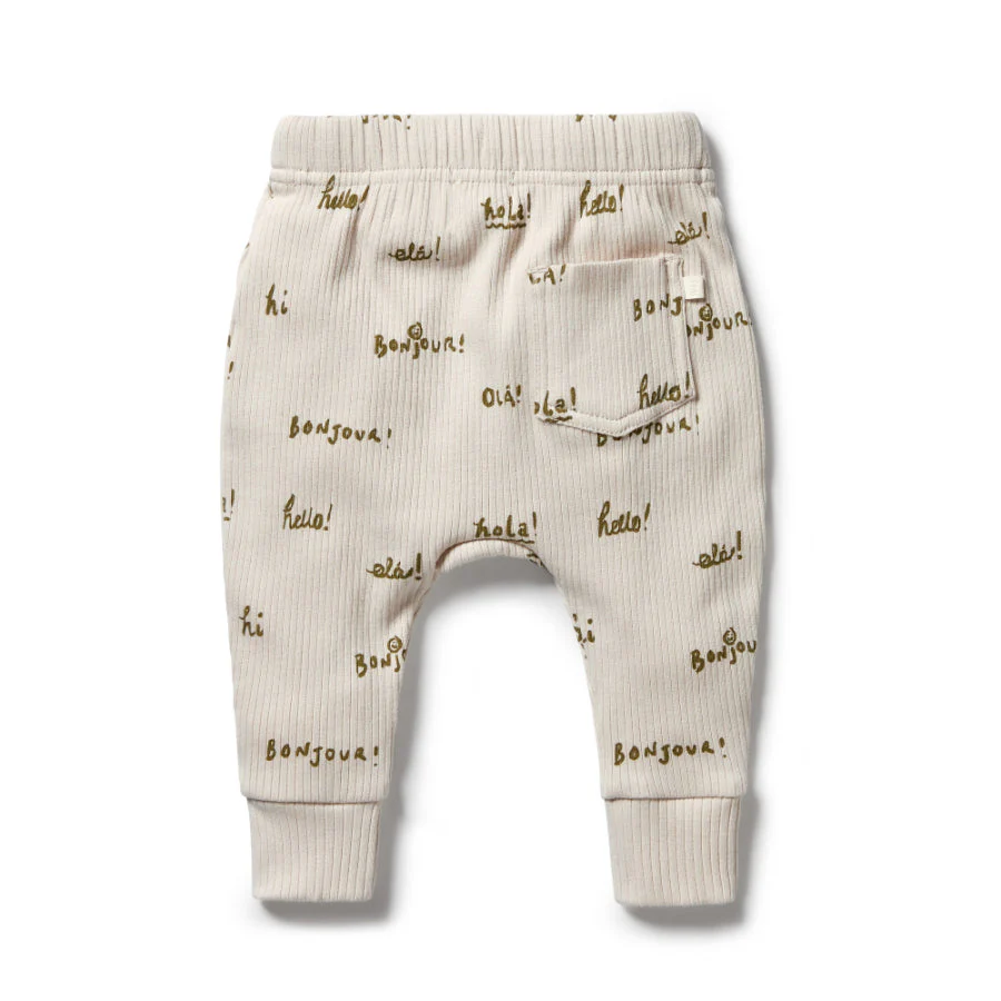 Organic Rib Slouch Pant - Bonjour - Image 2