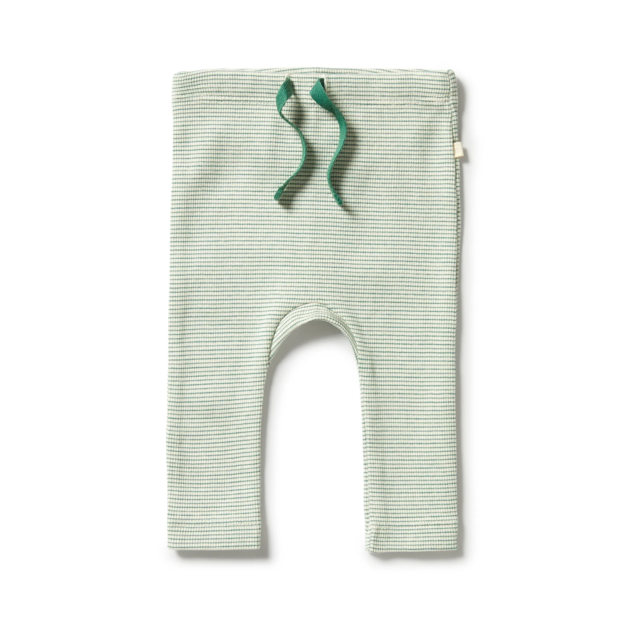 Organic Stripe Rib Legging - Deep Sea