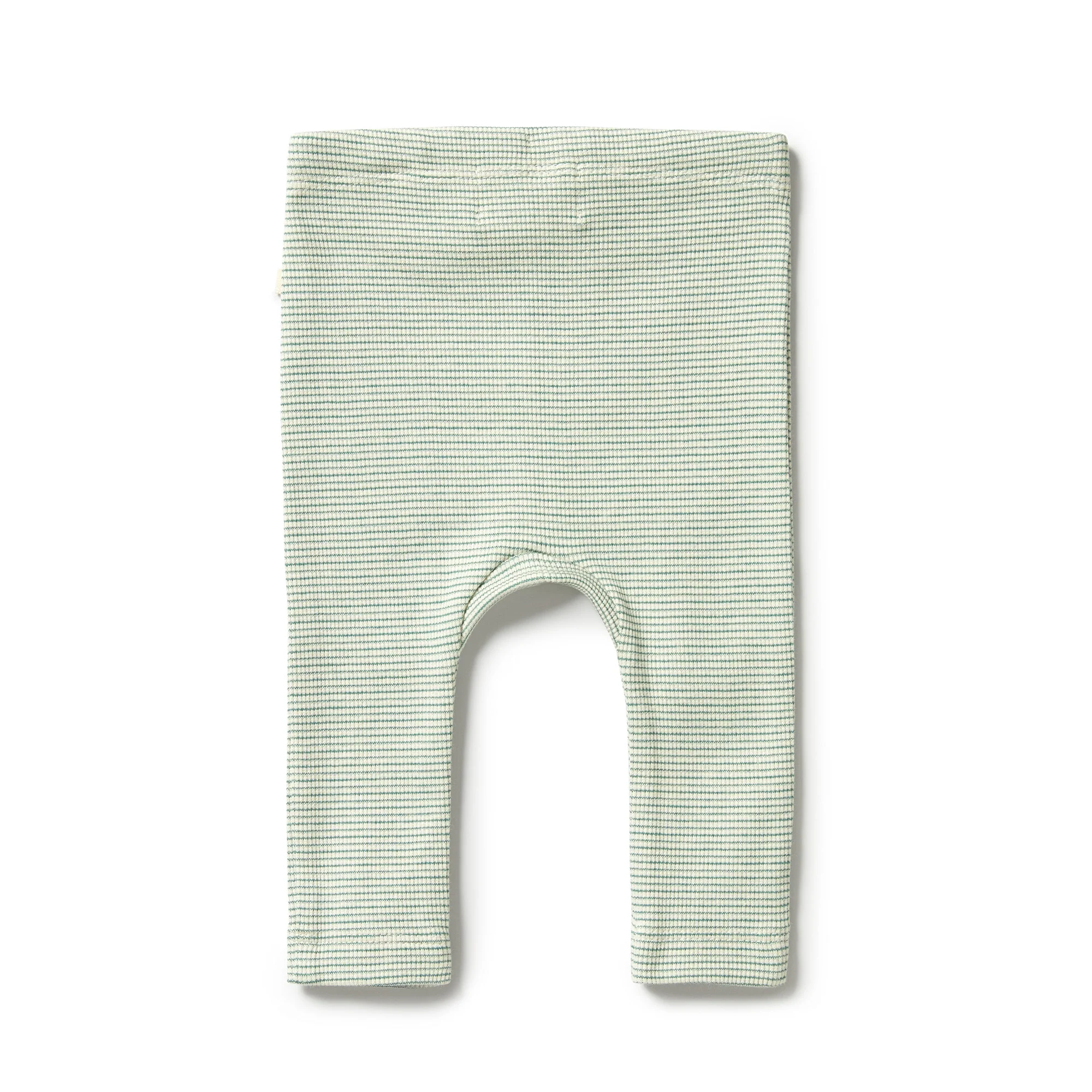 Organic Stripe Rib Legging - Deep Sea - Image 3