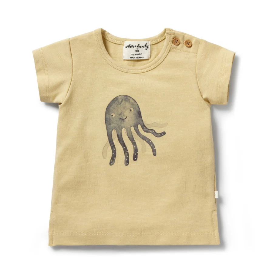 Organic Tee - Ollie Octopus