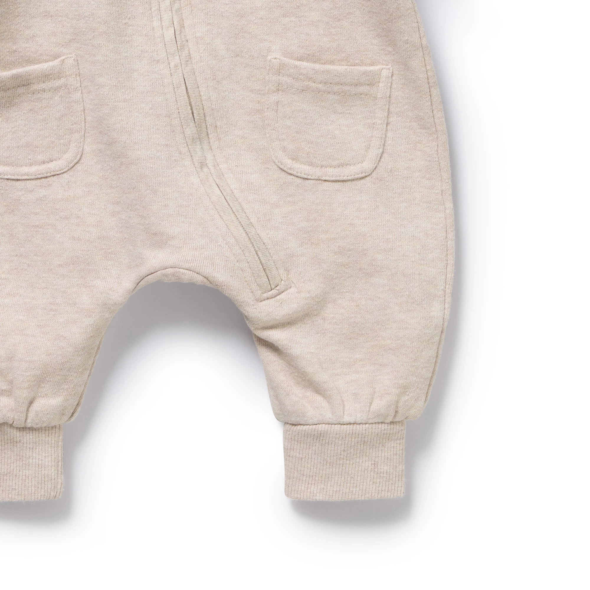 Oatmeal Organic Terry Growsuit - Image 3