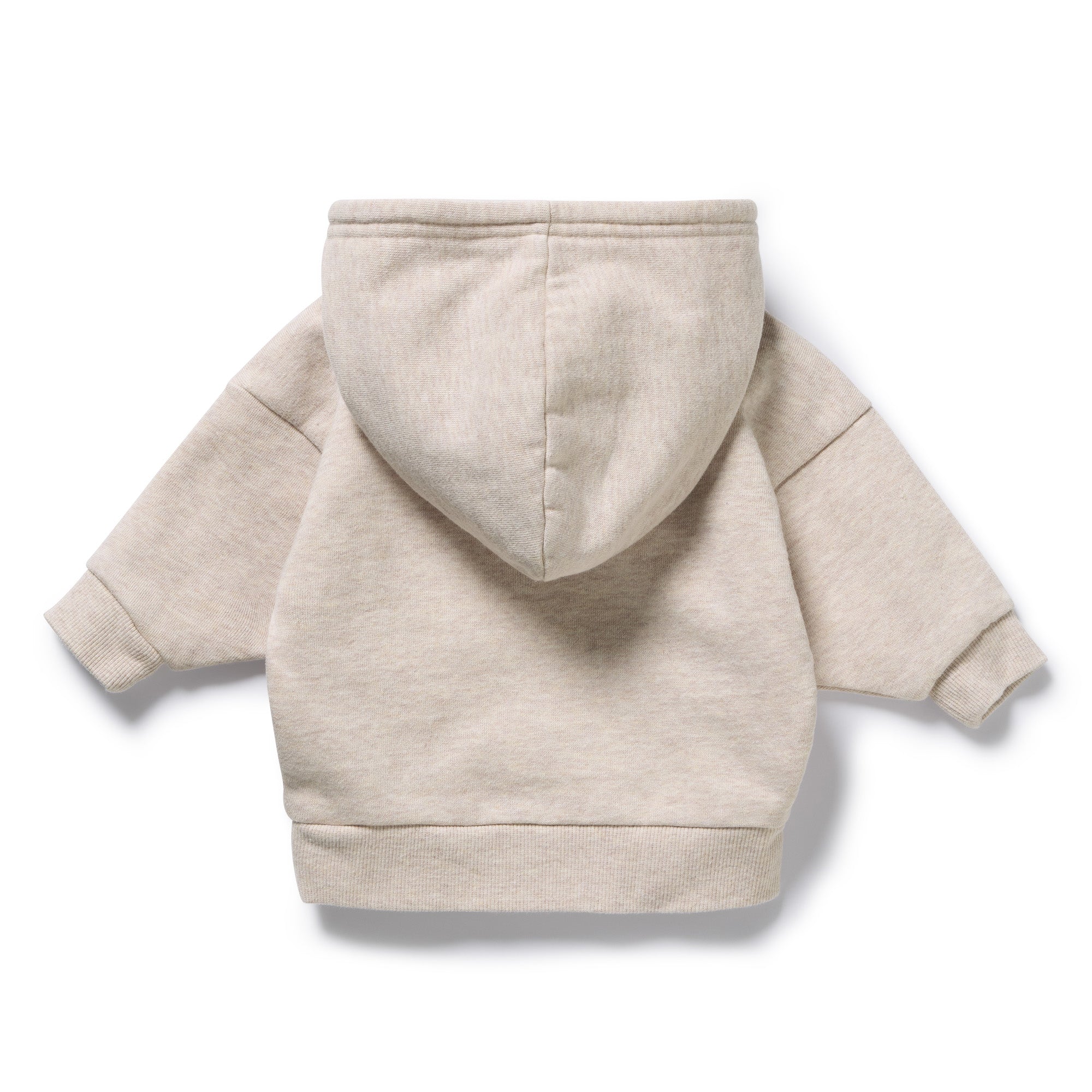 Oatmeal Organic Terry Hooded Sweat - Image 3