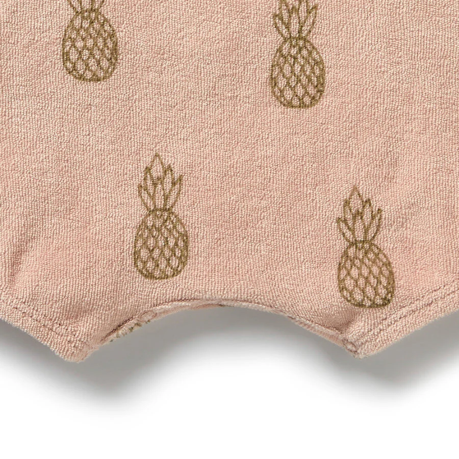 Organic Terry Ruffle Bodysuit - Pineapple - Image 7