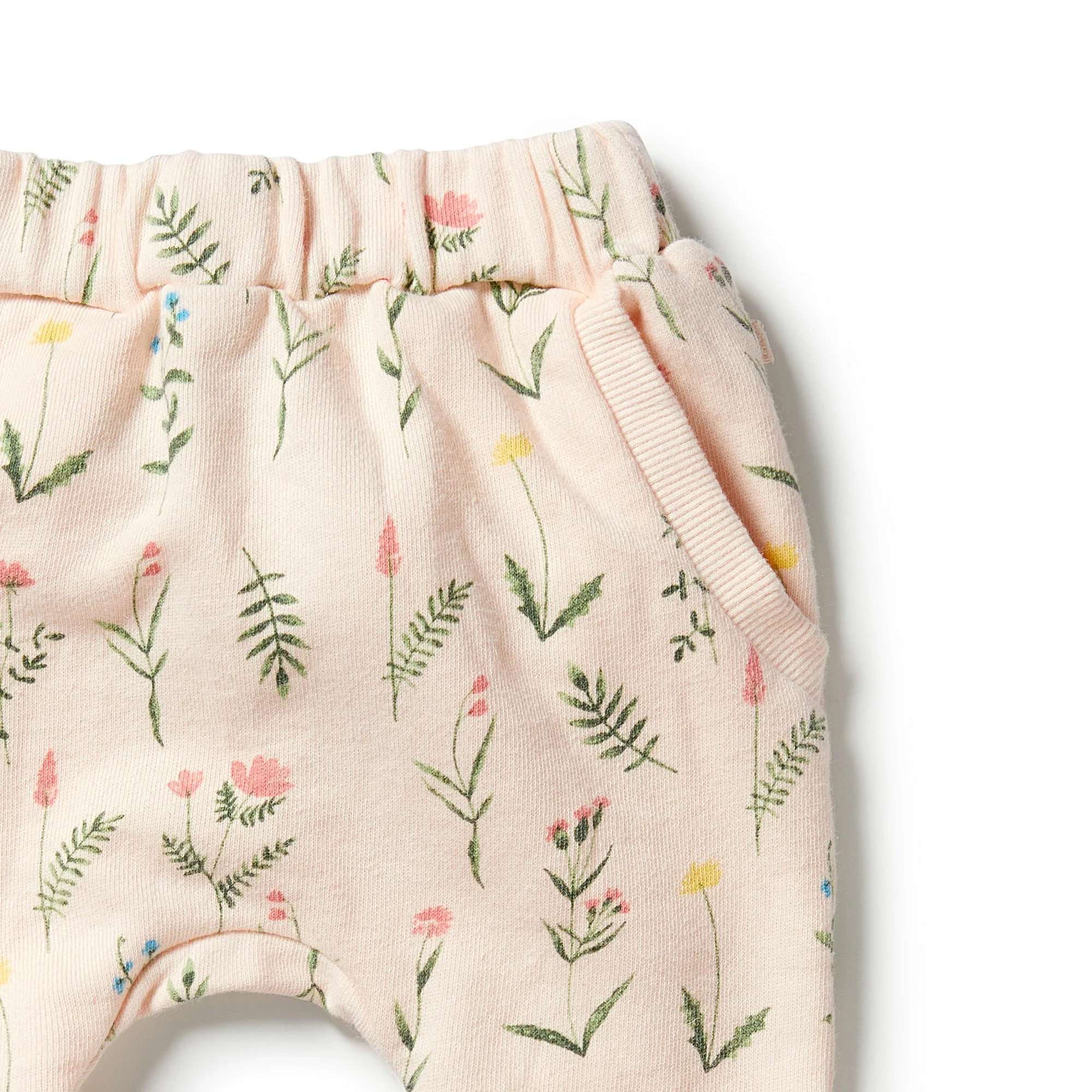 Organic Terry Slouch Pant - Wild Flower - Image 2