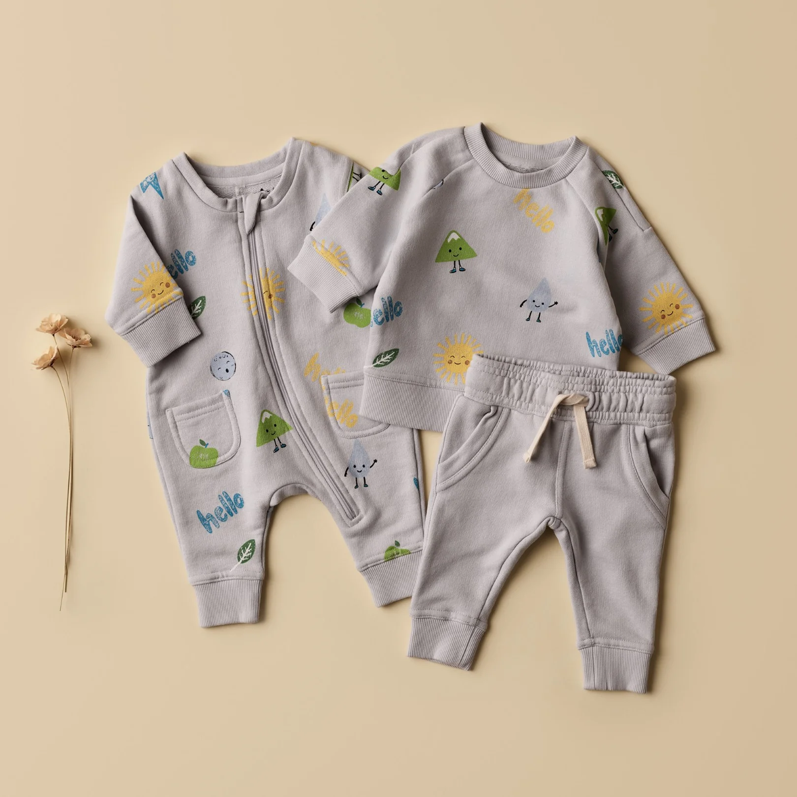 Wilson and Frenchy Organic Terry Sweat - Hello - Image 2