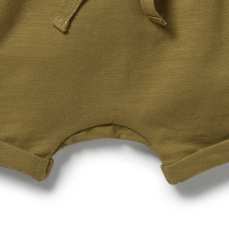 Organic Tie Front Short - Leaf - Image 4
