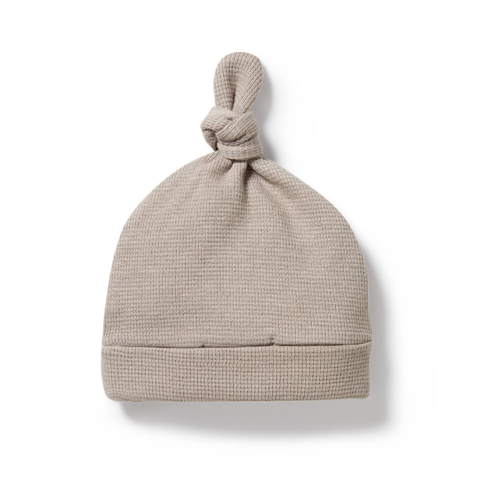 Wilson and Frenchy Organic Waffle Knot Hat - Mushroom - Image 6