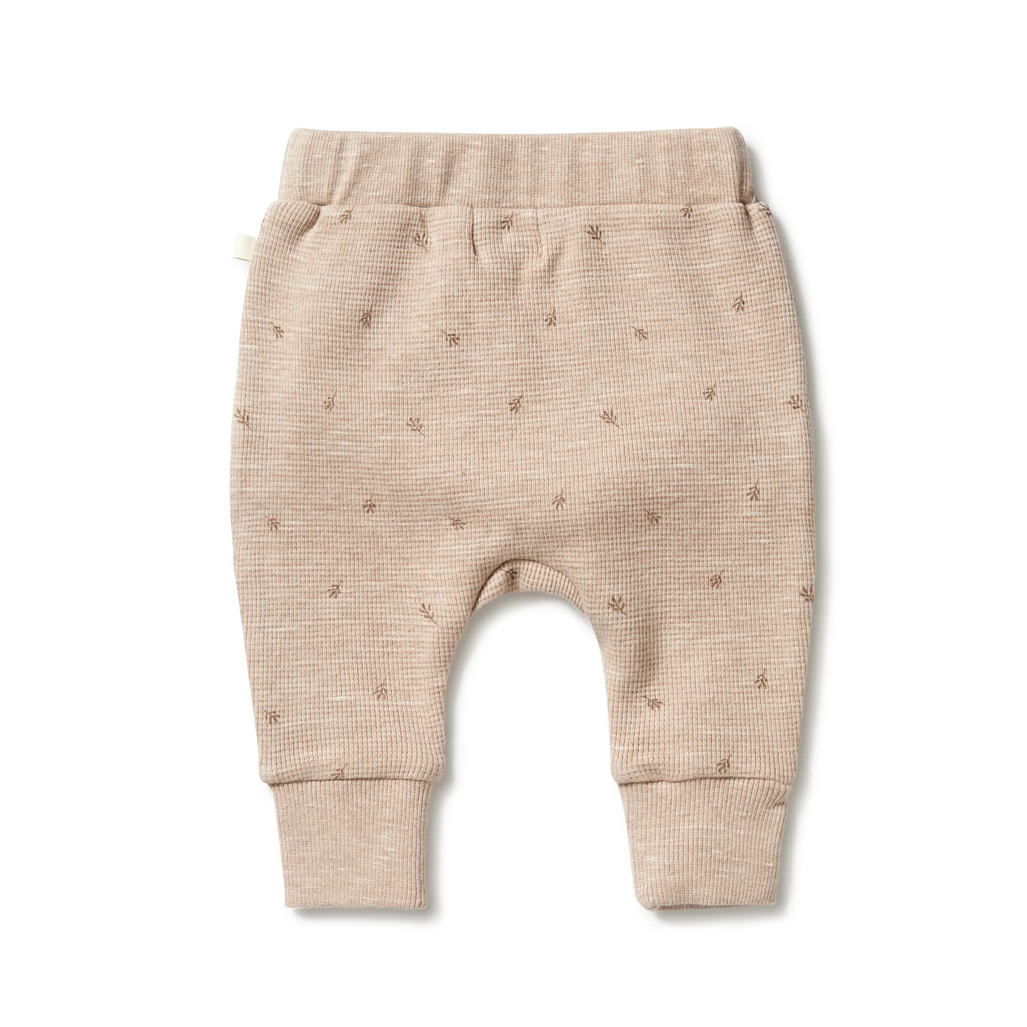 Organic Waffle Slouch Pant - Leaf - Image 3