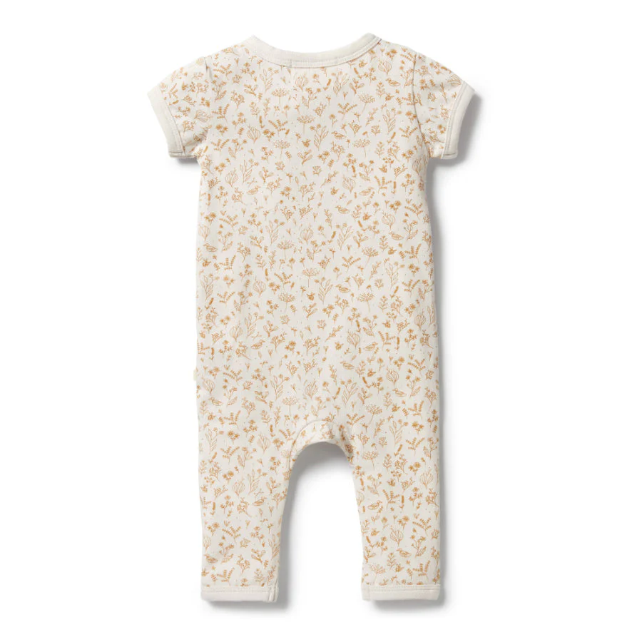 Organic Zipsuit - Little Garden - Image 2